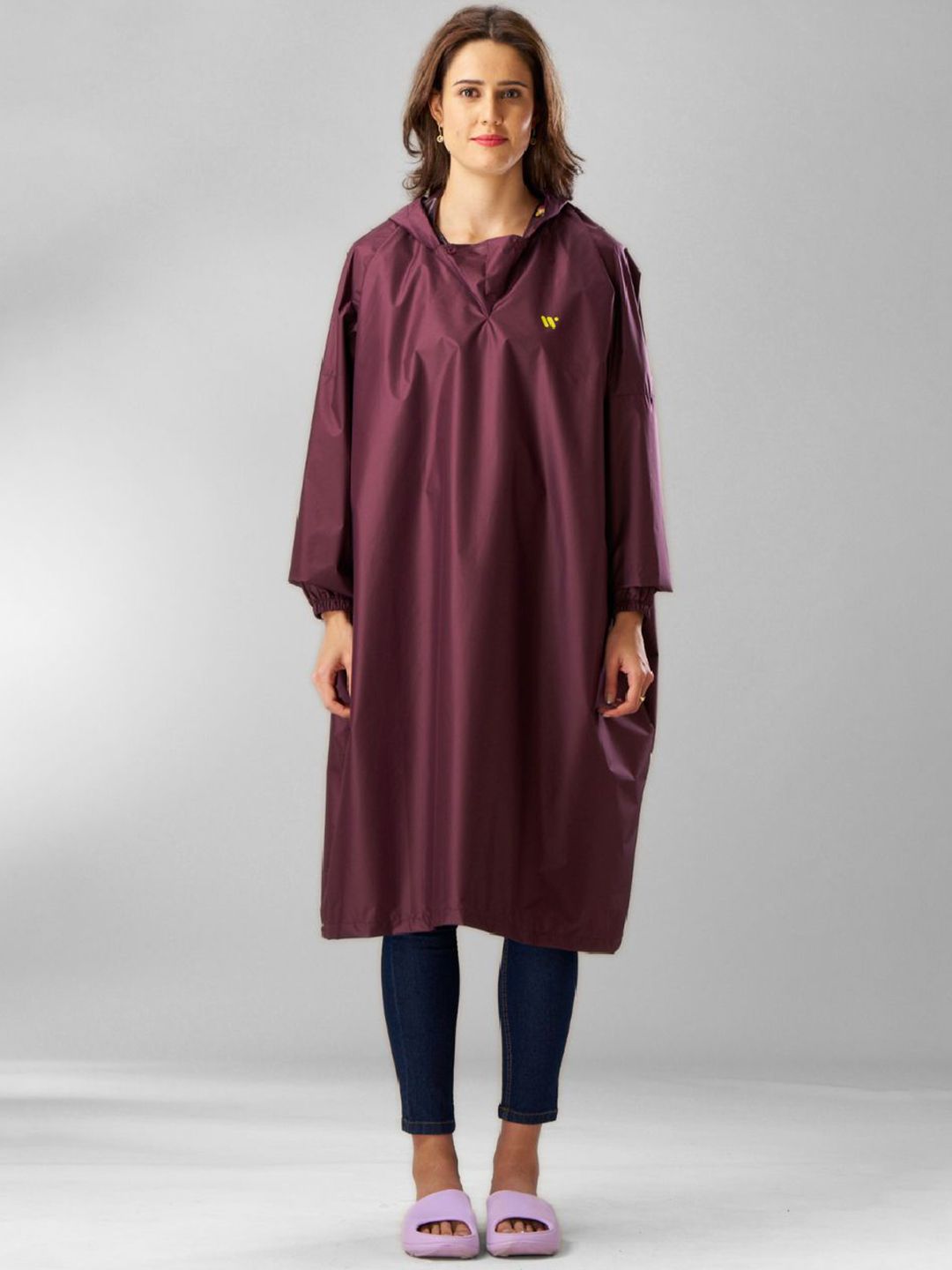 Zeel Self-Packable Waterproof Rain Poncho Jacket