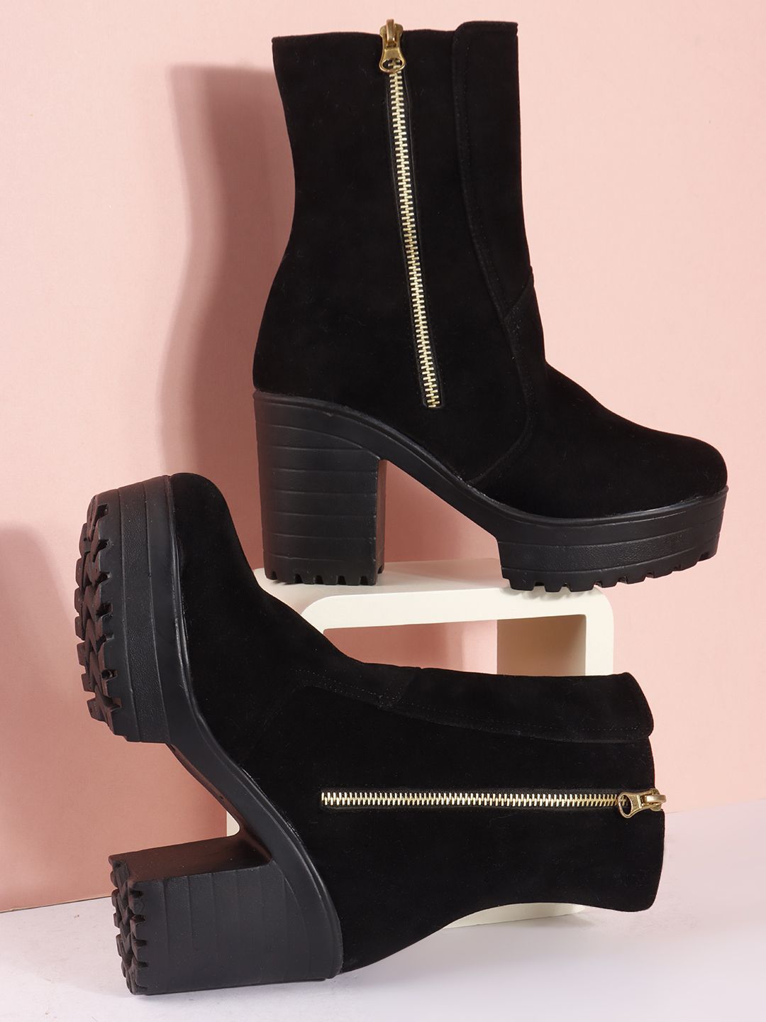 Try Me Women Block-Heeled Regular Boots-picture-27
