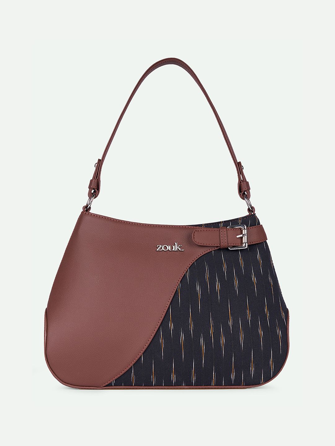 ZOUK Printed Leather Shopper Handheld Bag-image-19
