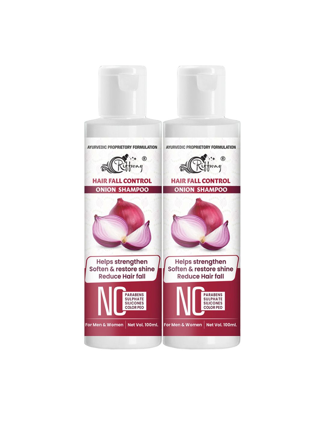 riffway Set Of 2 Hair Fall Control Onion Shampoo- 100 ml Each-picture-5