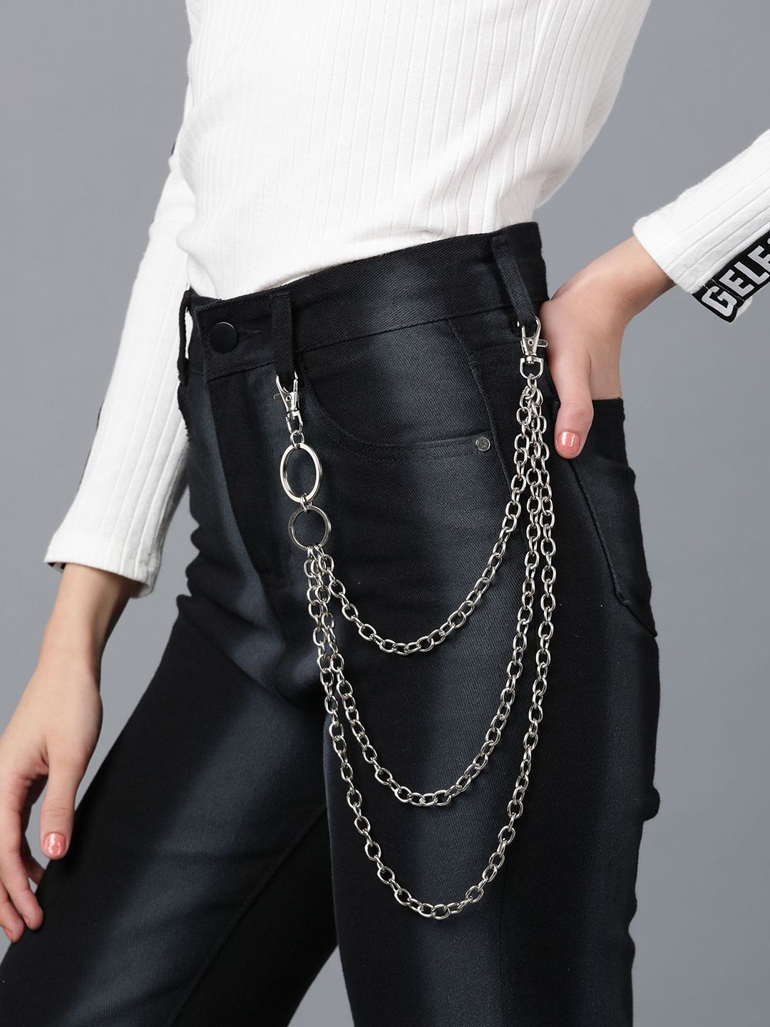 Its 4 You Unisex Silver-Plated Body Chain-picture-12