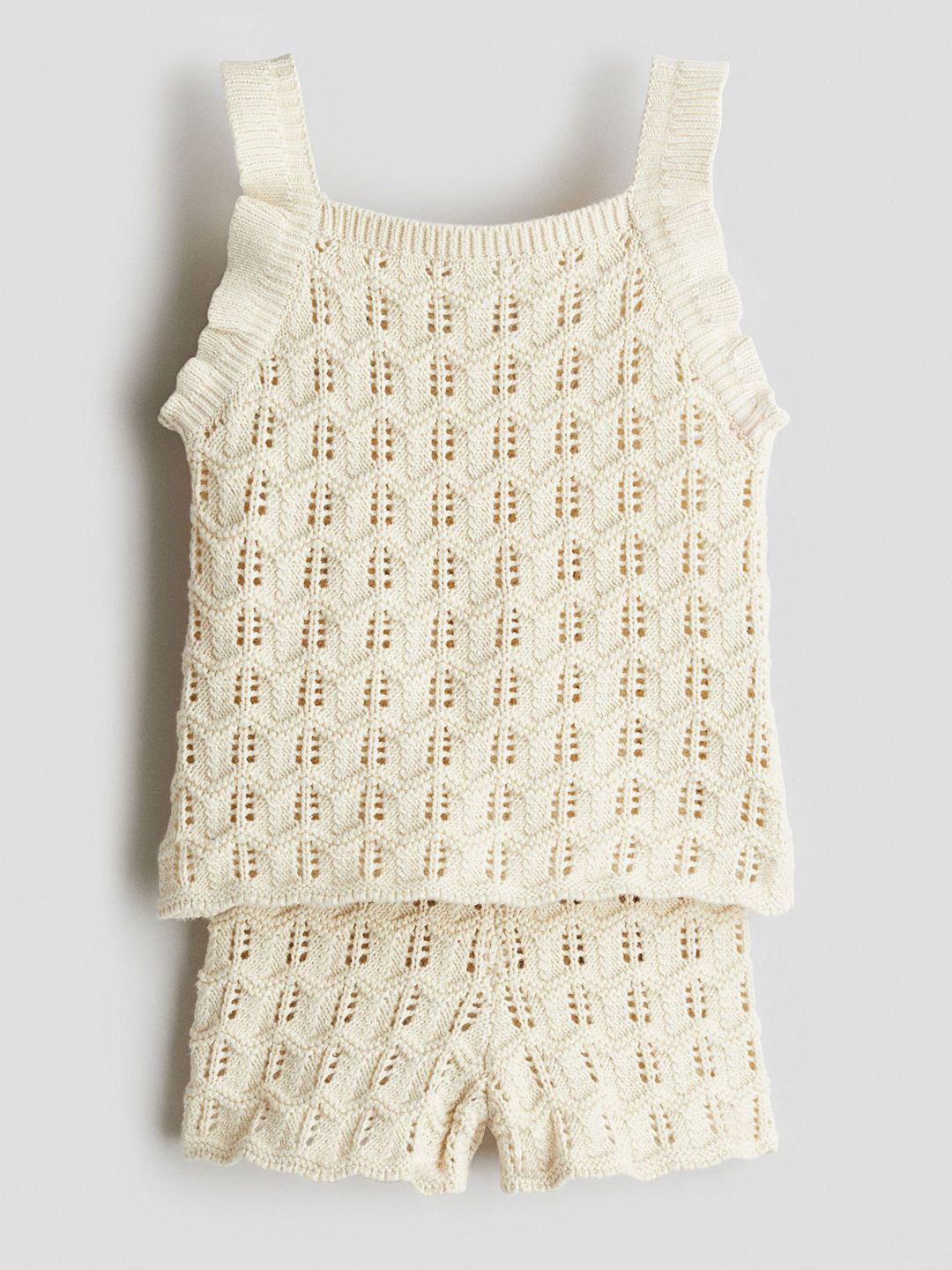 H&M 2-Piece Cotton Pointelle-Knit Set-picture-21