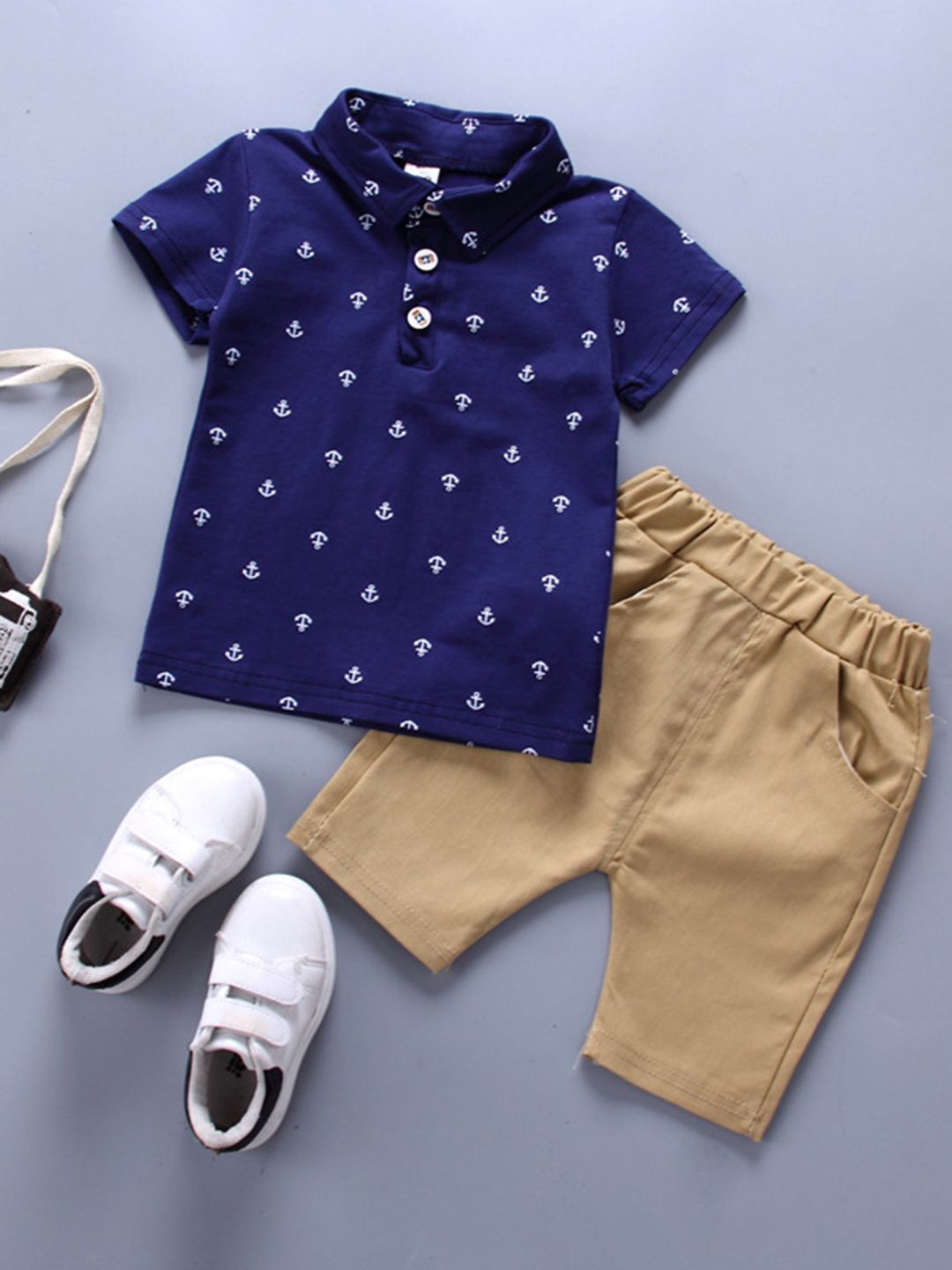 YK Boys Printed T-Shirt With Shorts Clothing Set-picture-33