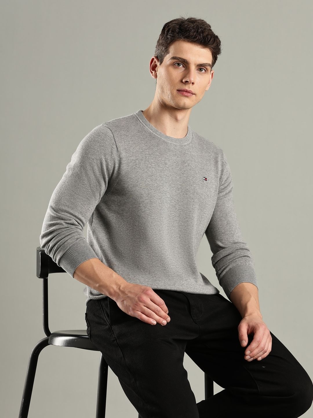 Tommy Hilfiger Men Solid Pullover-picture-13