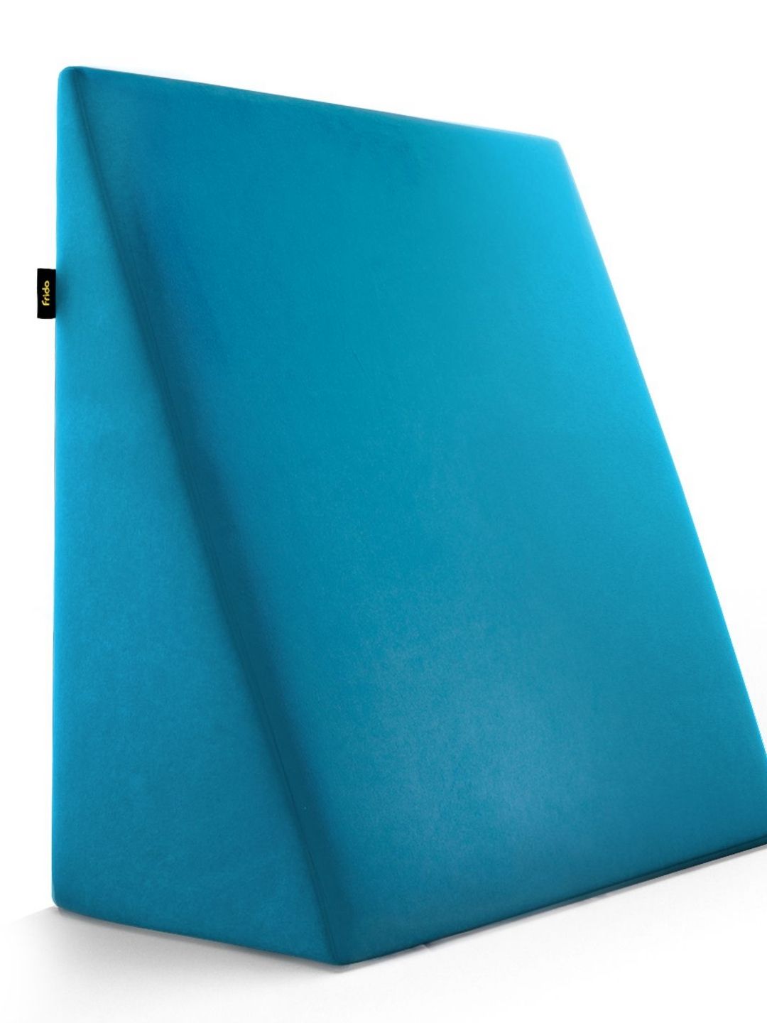 FRIDO Blue Memory Foam Filled Faux Velvet Sleep Pillow-picture-27