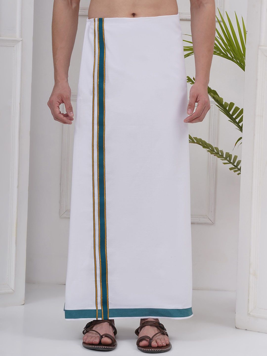 Sethukrishna Mens Regular Cotton Dhoti