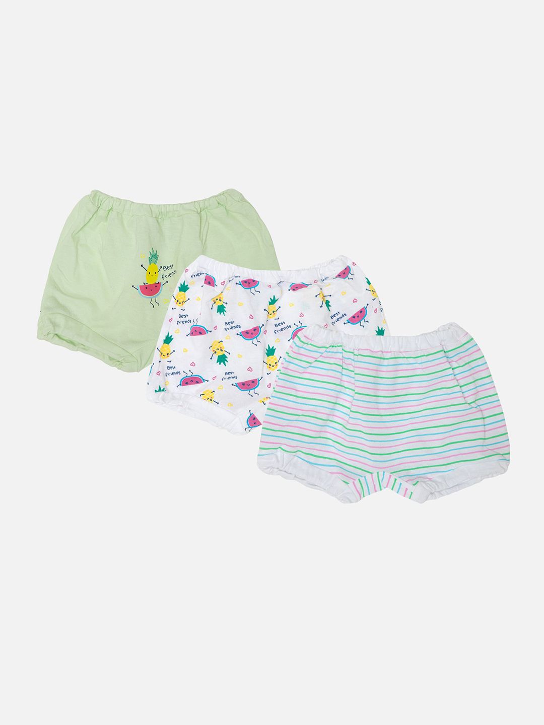 Bodycare Baby Girls Pack Of 3 Assorted Briefs