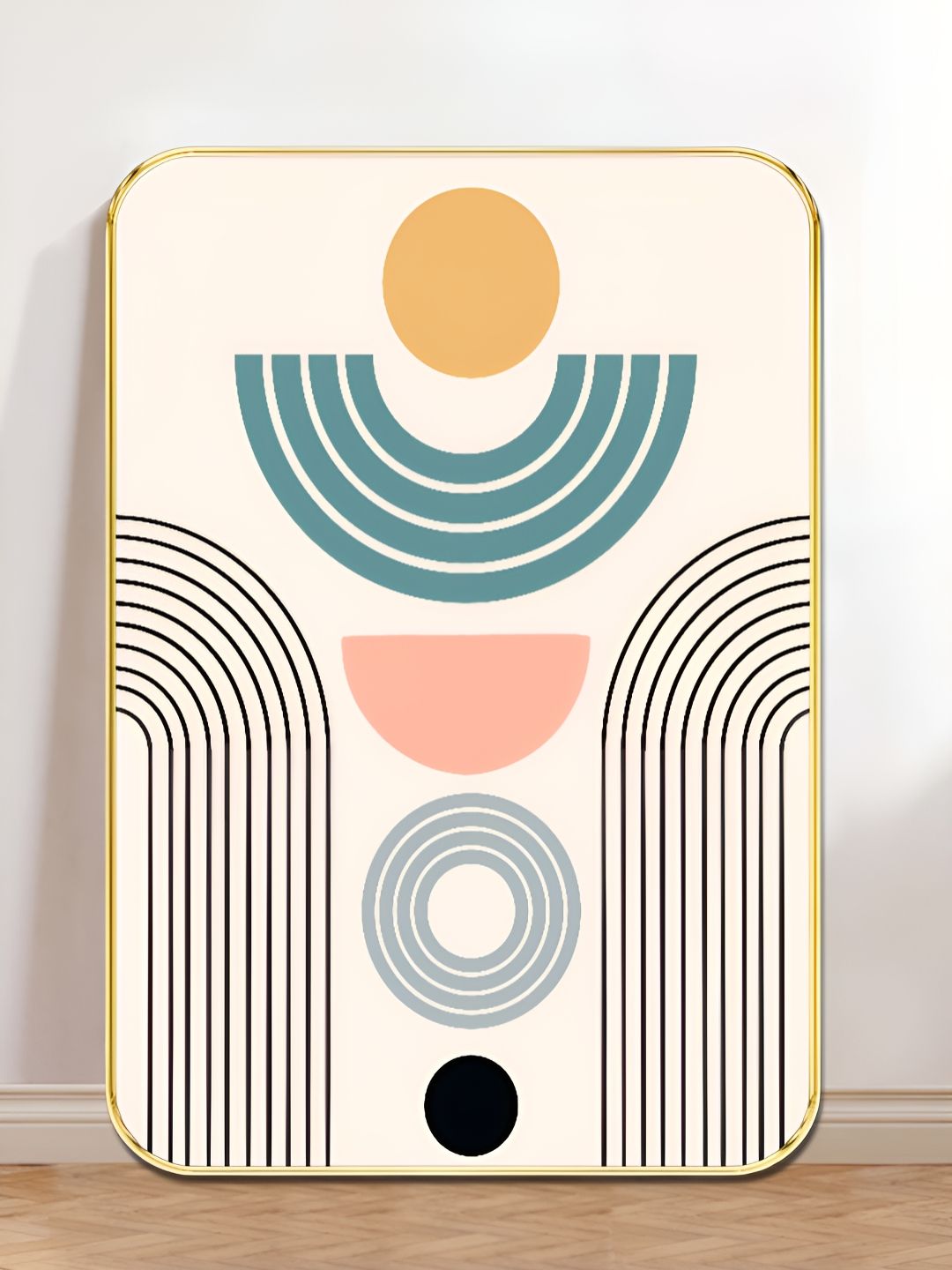 Myntra Elegant Homes White & Blue 1 Piece Wood Other Wall Paintings-picture-41