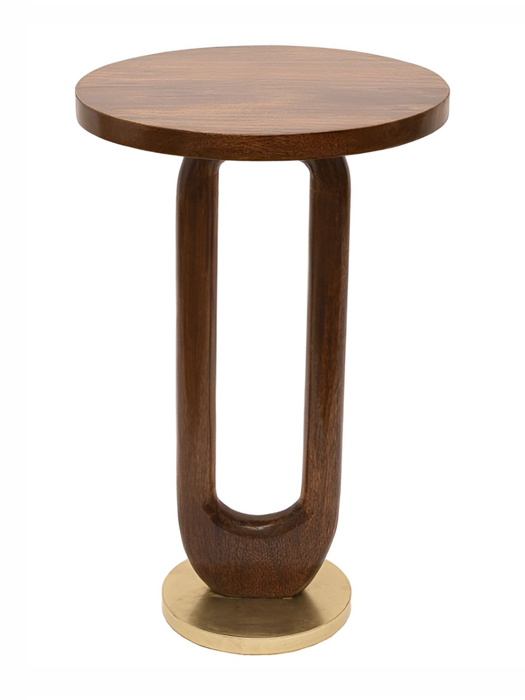 Little Extra Brown Wooden Round CoffeeTable