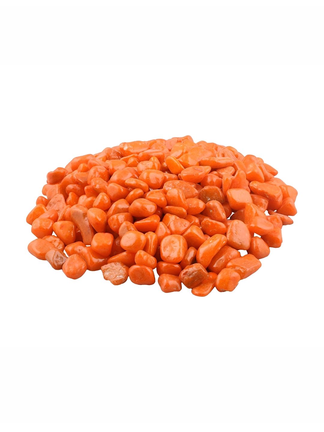 VANNEF Orange-Colored Glossy Aquarium Pebbles-picture-42