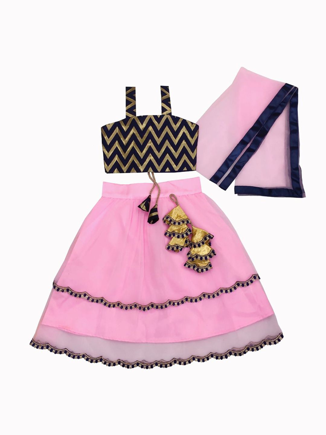 satyamfab Girls Thread Work Ready to Wear Lehenga & Blouse With Dupatta-picture-47