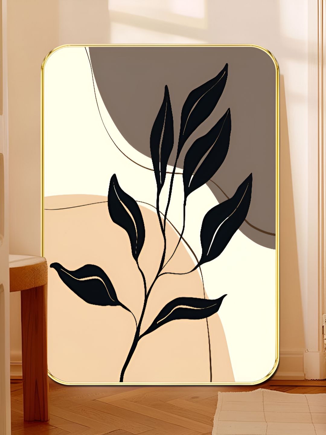 Myntra Elegant Homes Grey & Black 1 Piece Wood Other Wall Paintings-picture-22