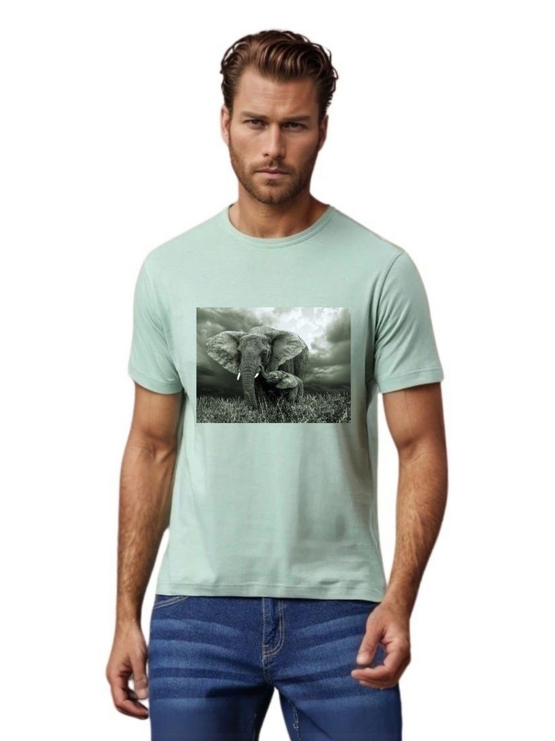 BLUEFICUS Graphic Printed Short Sleeves Bio Finish Slim Fit T-shirt-picture-37