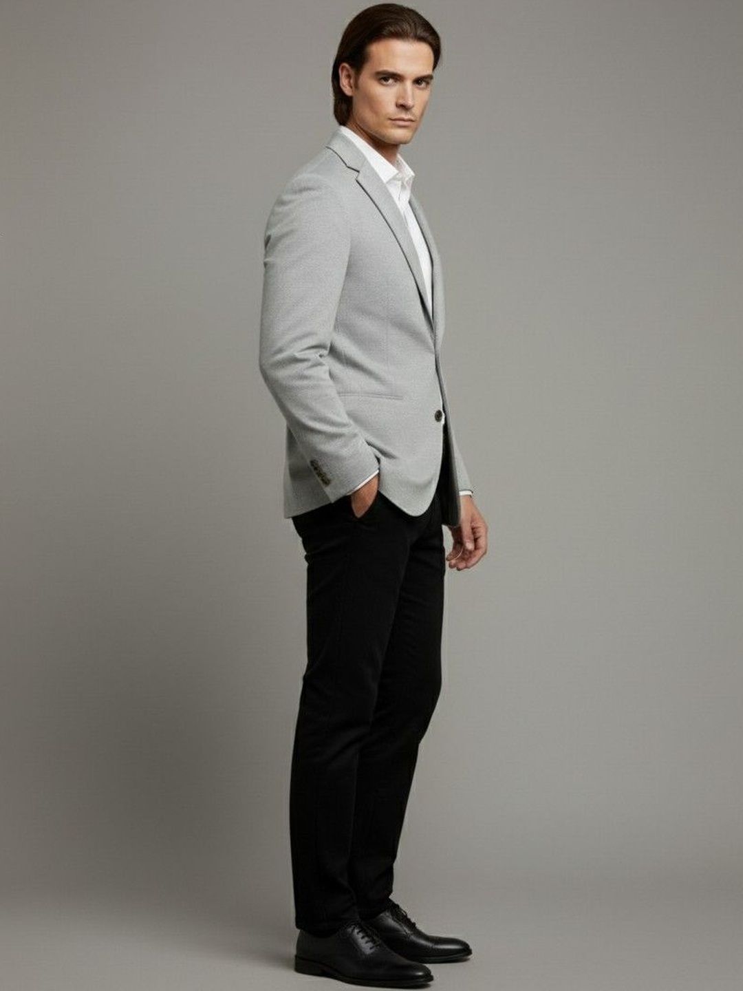 Mast & Harbour Single-Breasted Notched Lapel Blazers-picture-53