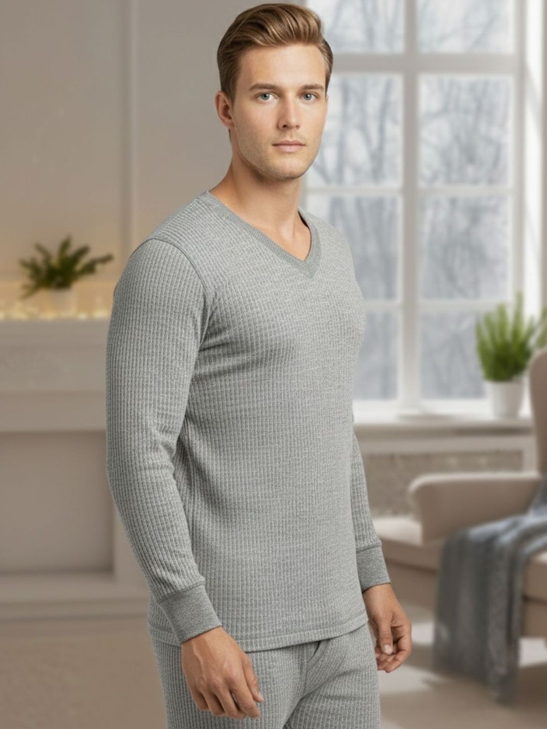 Lux Cozi Men Round Neck Thermal Tops-picture-41