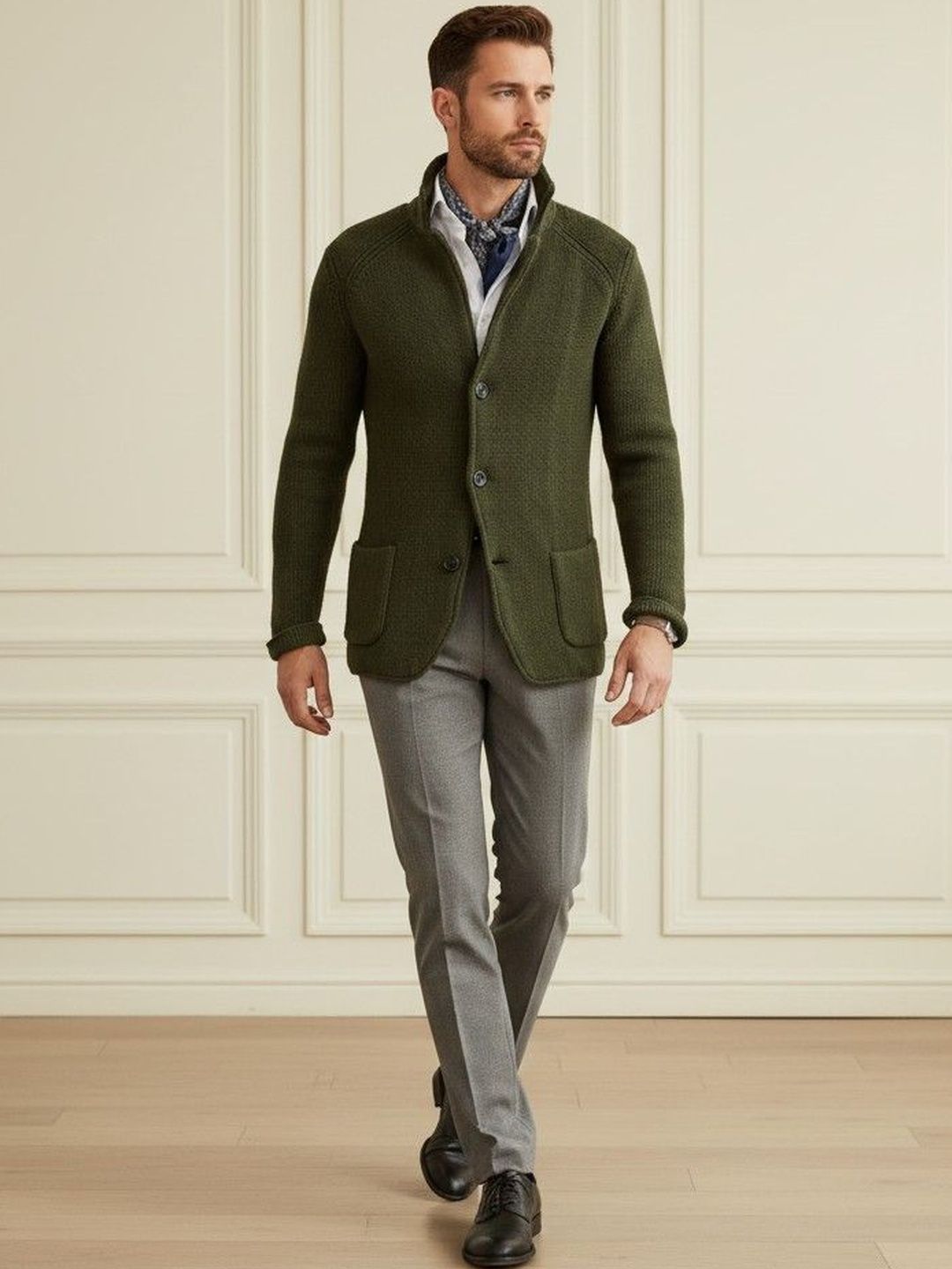 Mast & Harbour Long Sleeve High Neck Cardigan-picture-53
