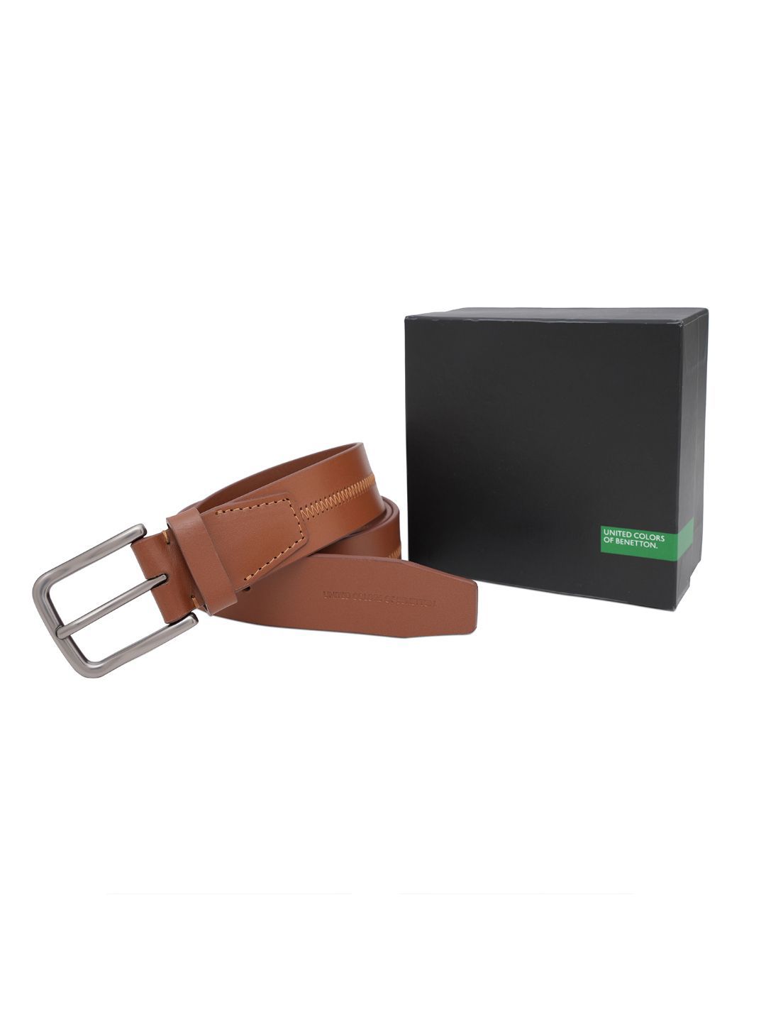 United Colors of Benetton Men Leather Slim Formal Belt-picture-43