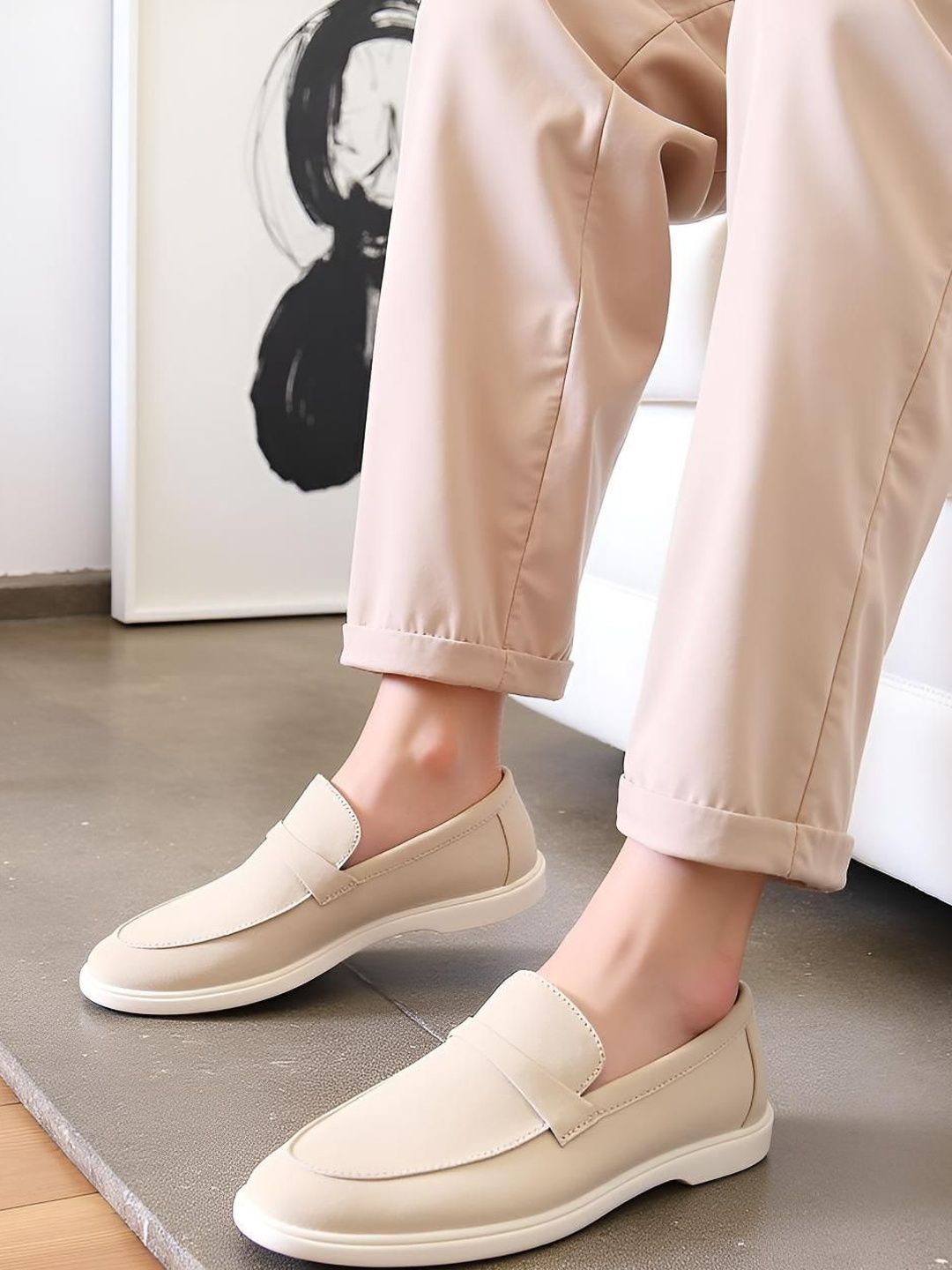 Mast & Harbour Men Suede Loafers-picture-37