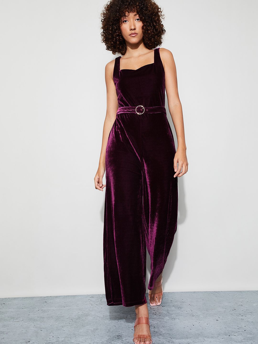 CODE by Lifestyle Women Solid Square Neck Basic Jumpsuit-picture-33
