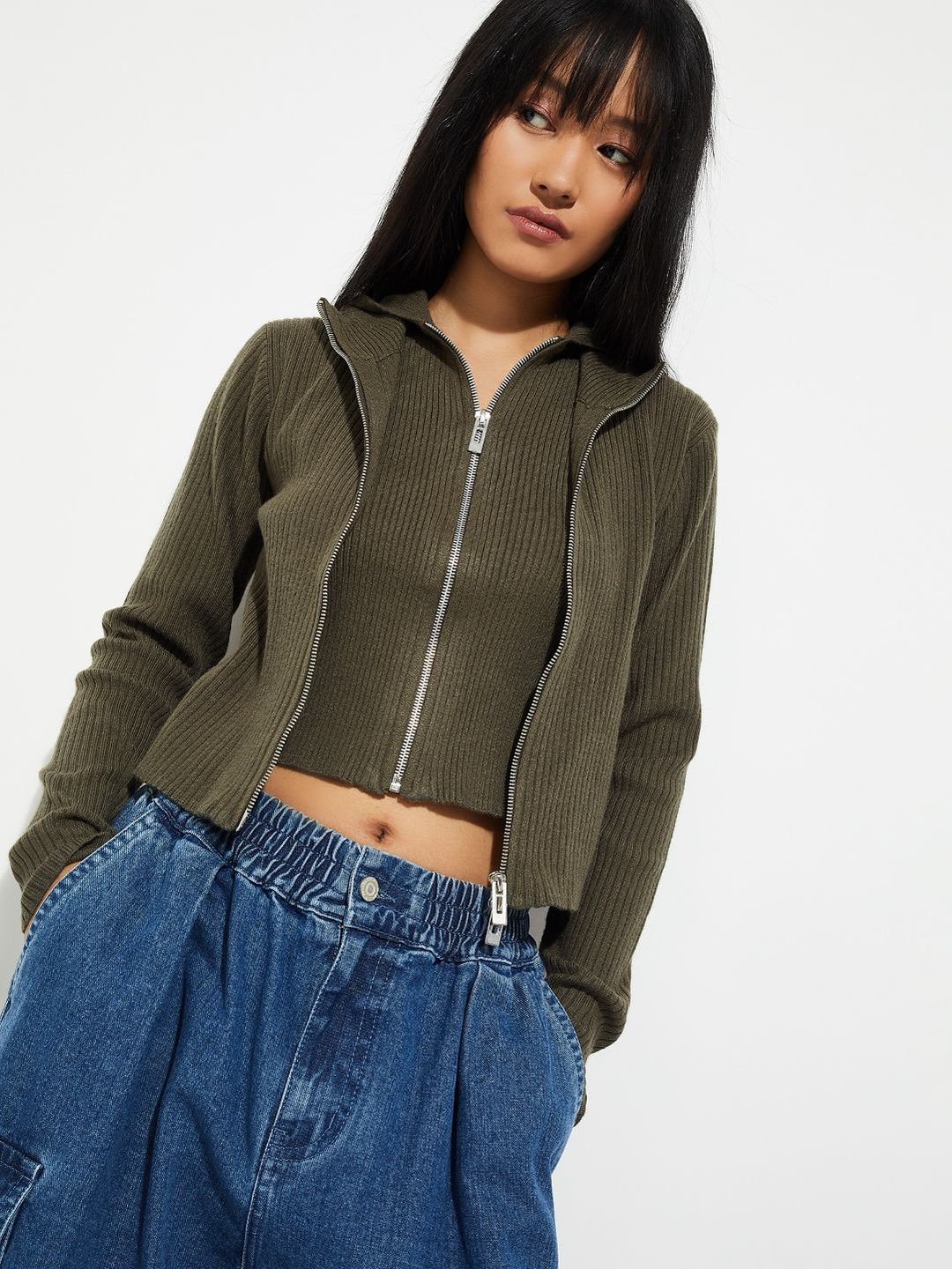 max Women Crop Knitted Jacket-picture-10