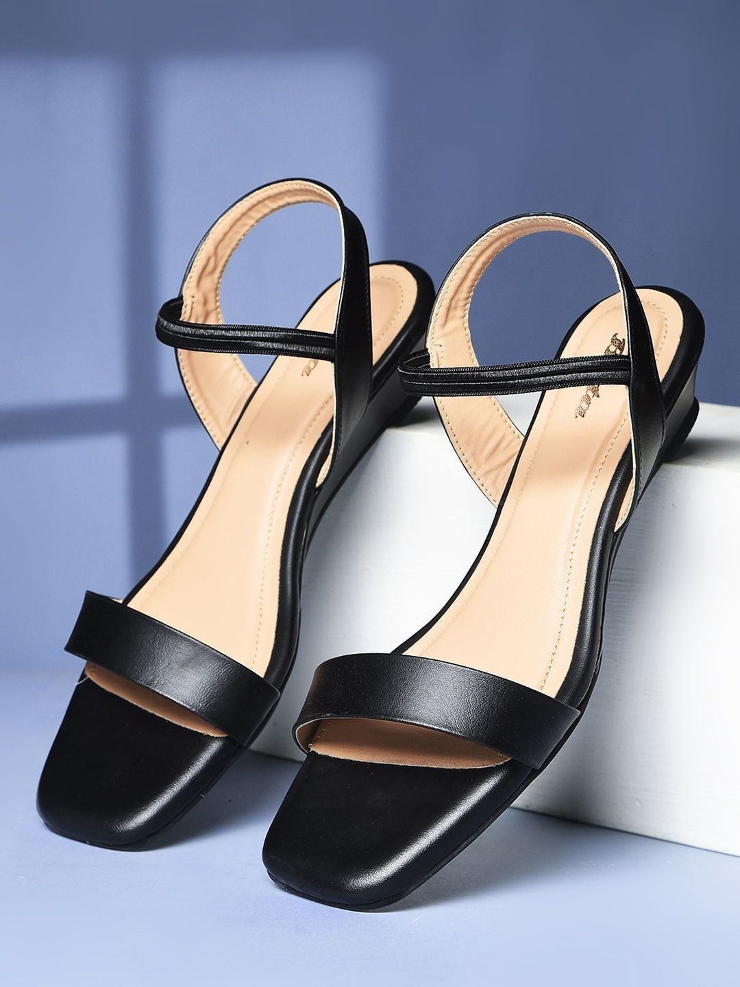 Bata Wedge Sandals-image-5
