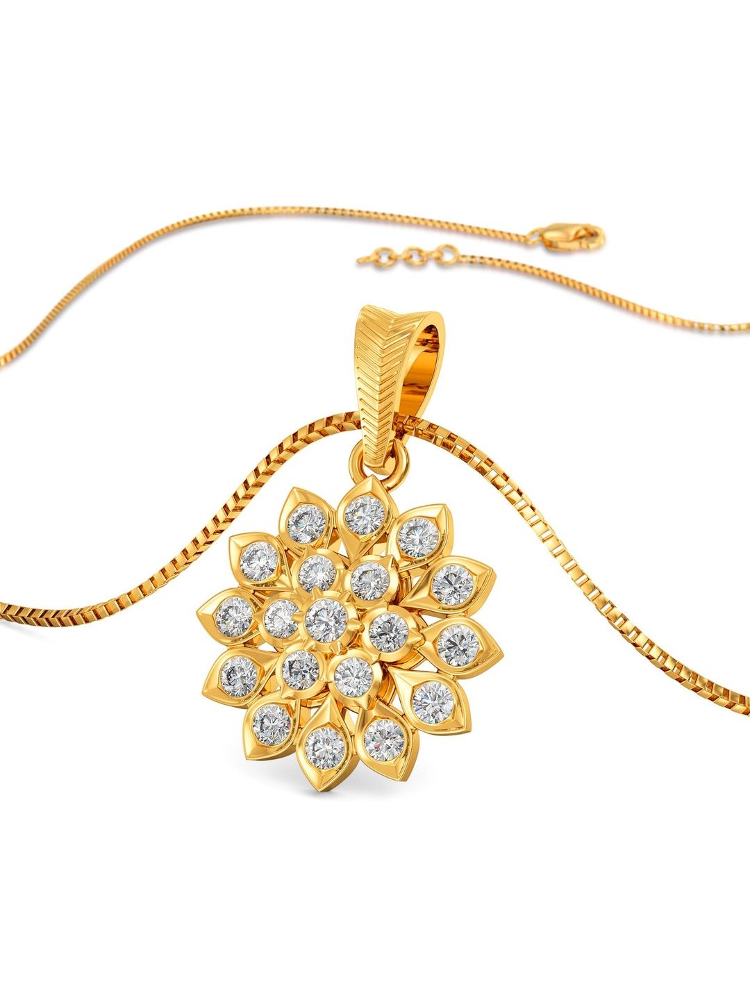 joyalukkas Joyalukkas18 KT Diamond Studded Pendant - 6.38 gm-picture-47