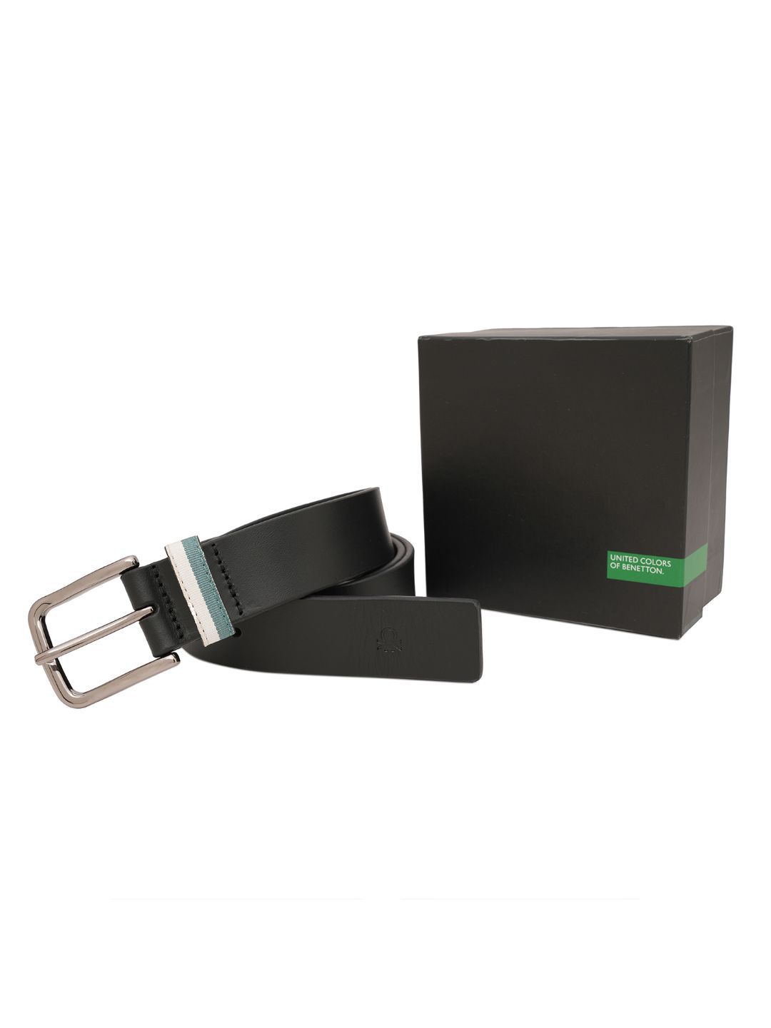 United Colors of Benetton Men Leather Slim Belt-picture-34