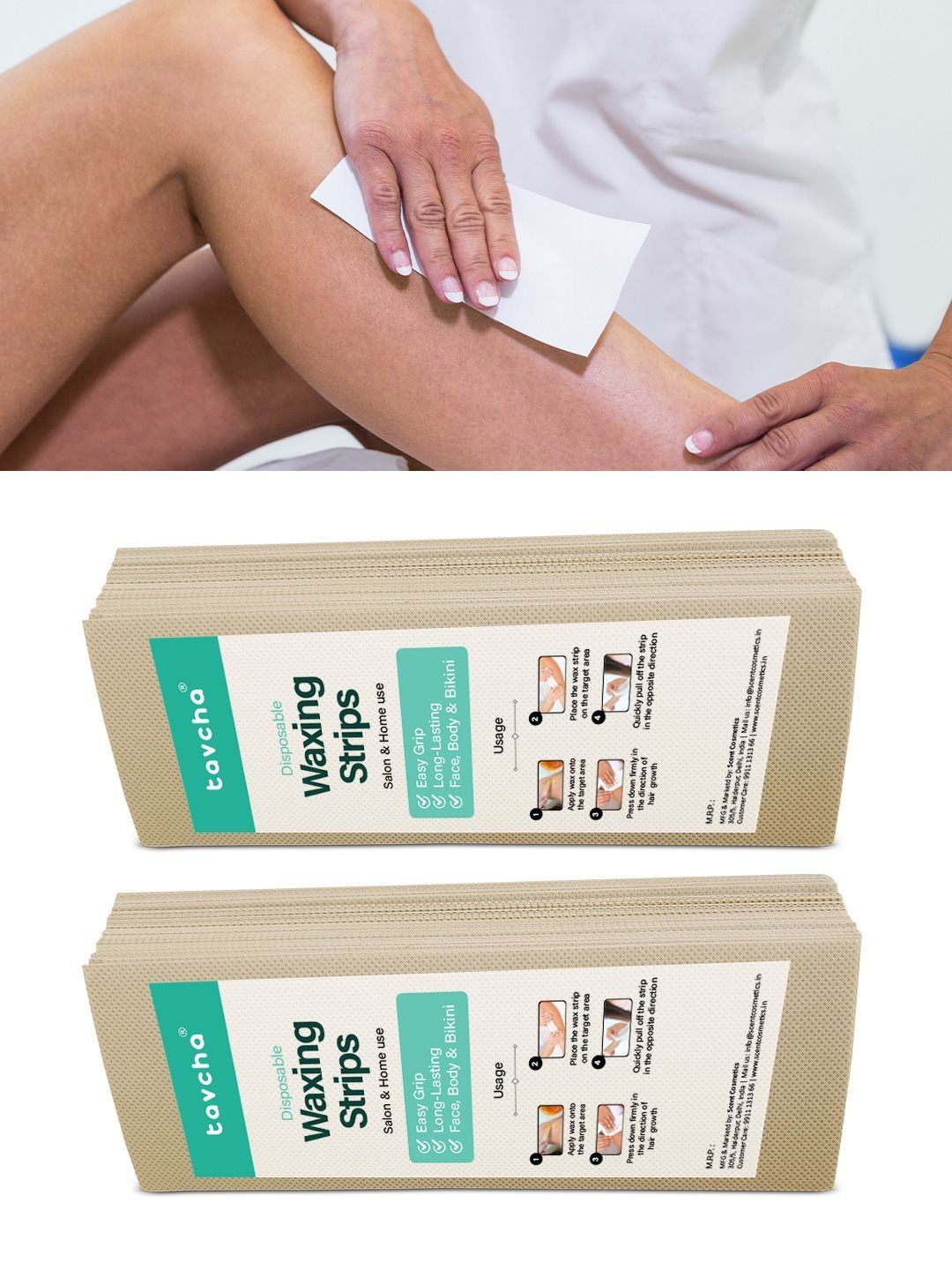tavcha Set Of 2 Disposable Waxing Strips- 58 Pcs Each-picture-30
