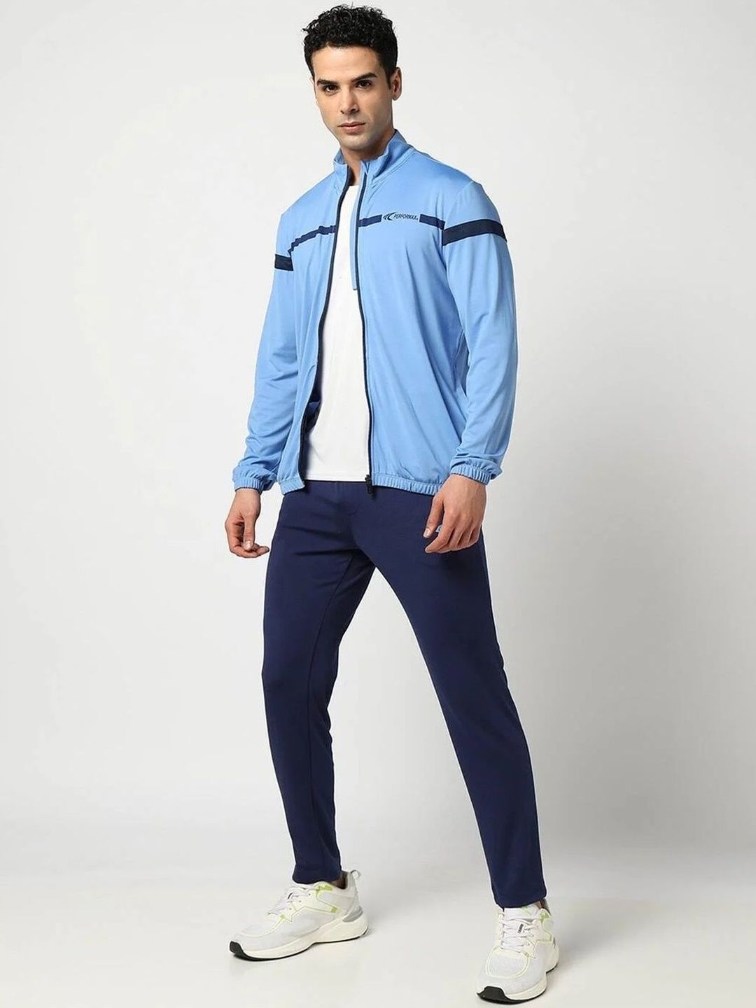 Performax Horizontal Striped High Neck Sports Track Suit-picture-20