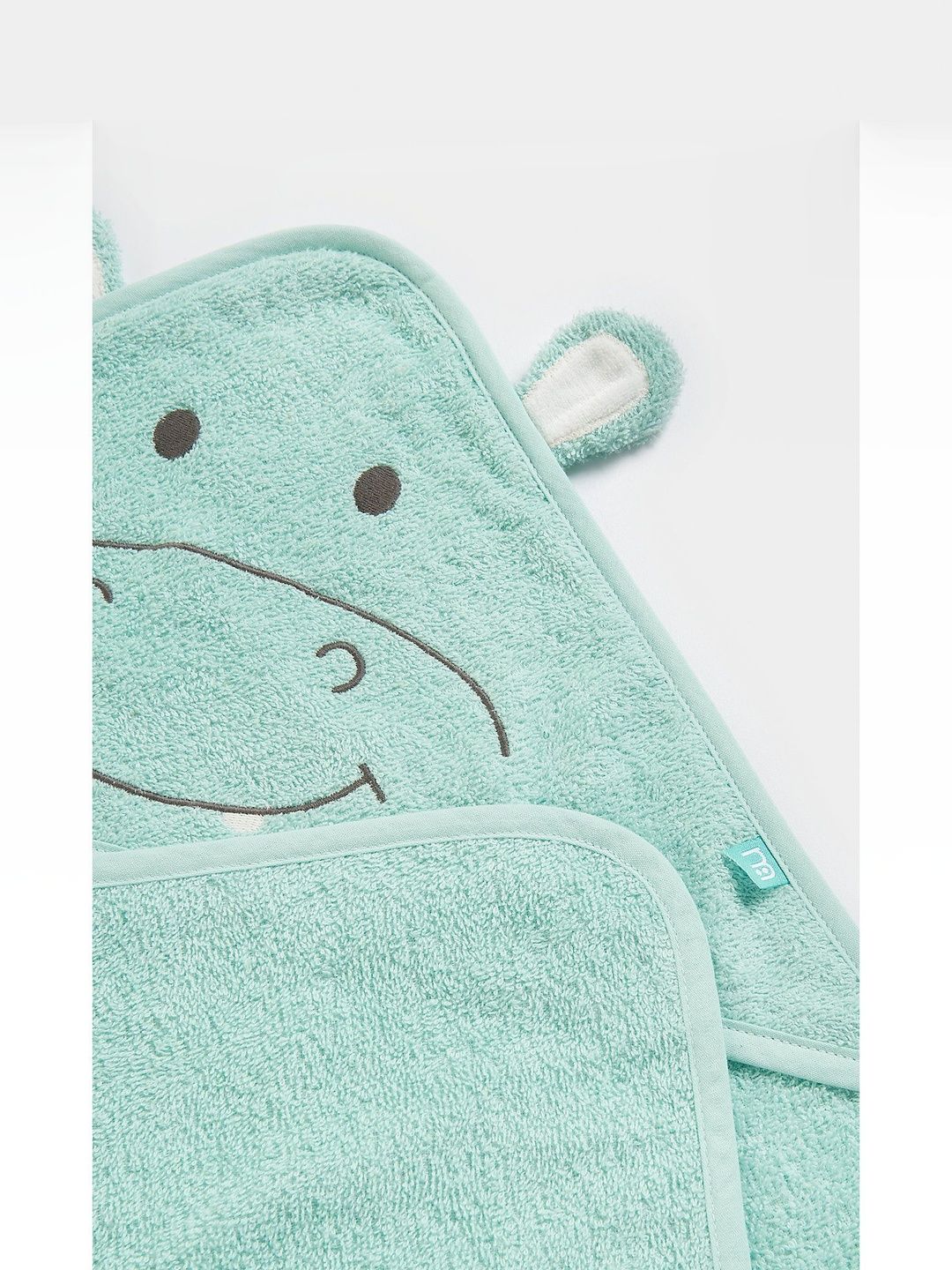 mothercare Kids Hippo Cuddle Printed & Dry Hooded Bath Towel-image-26