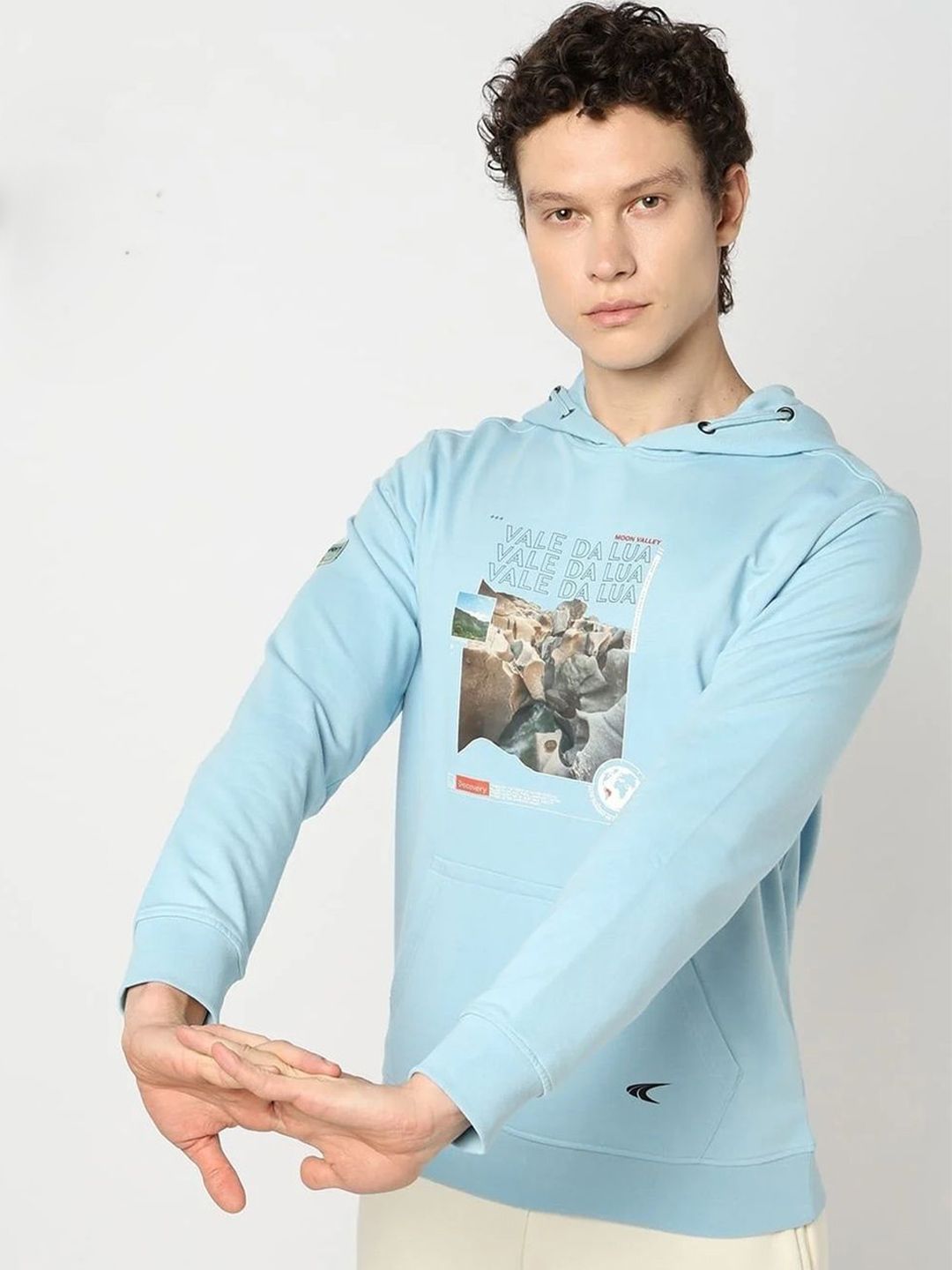 Performax Men Printed Hooded Sweatshirt-image-6