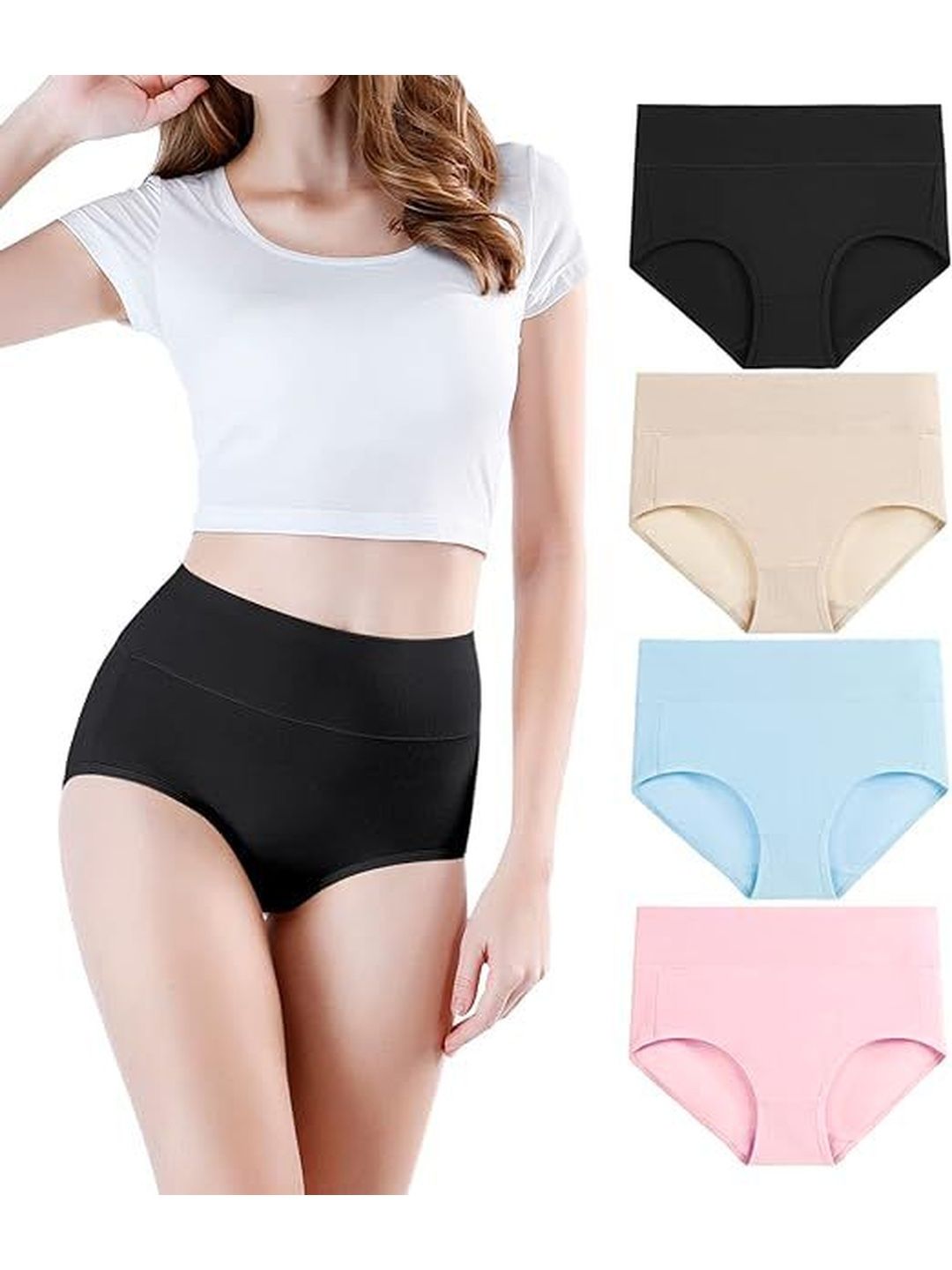 Diving Deep Women Pack Of 4 Mid-Rise Hipster Briefs-picture-26