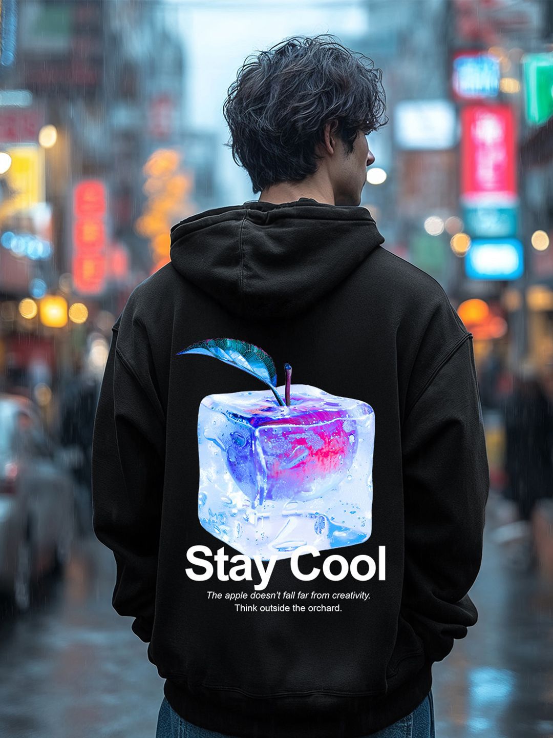 Bewakoof Heavy Duty Men Printed Hooded Sweatshirt-picture-30