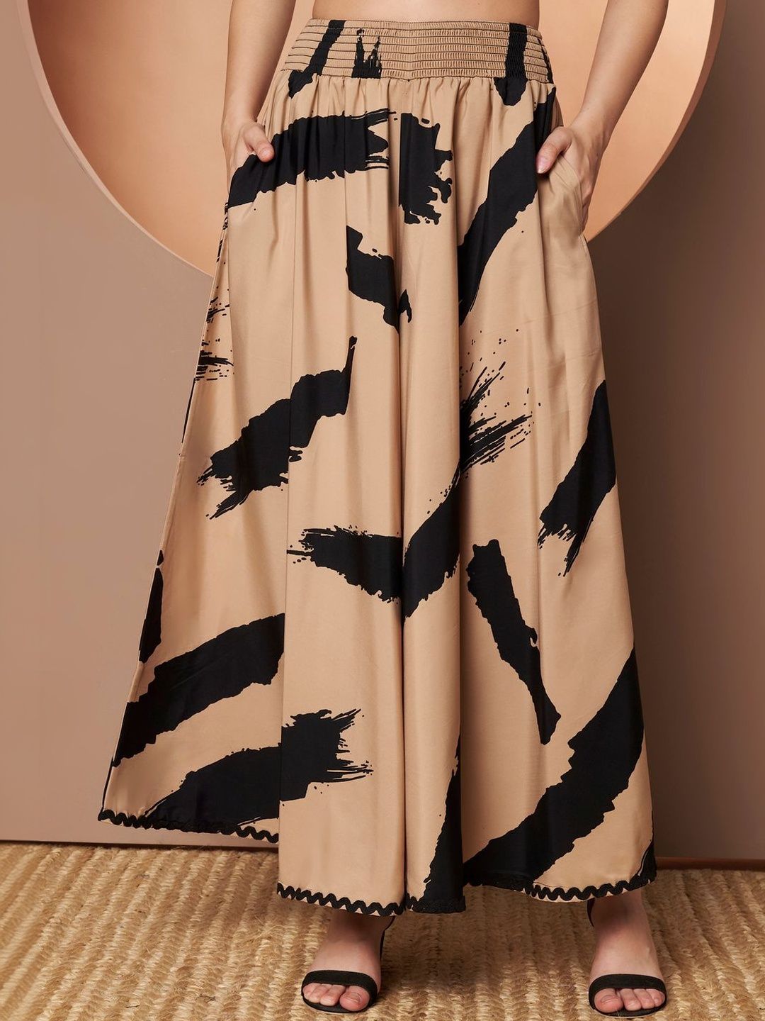 OTABU Printed Flared Palazzos-picture-24