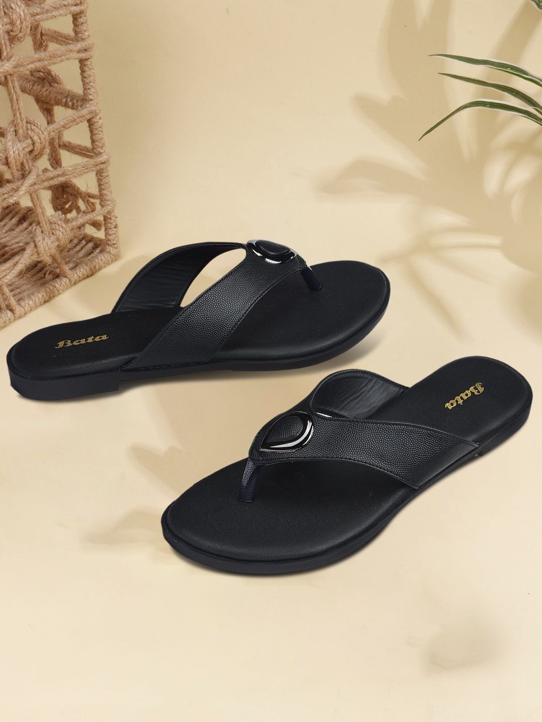 Bata Women Party Open Toe Flats-picture-34