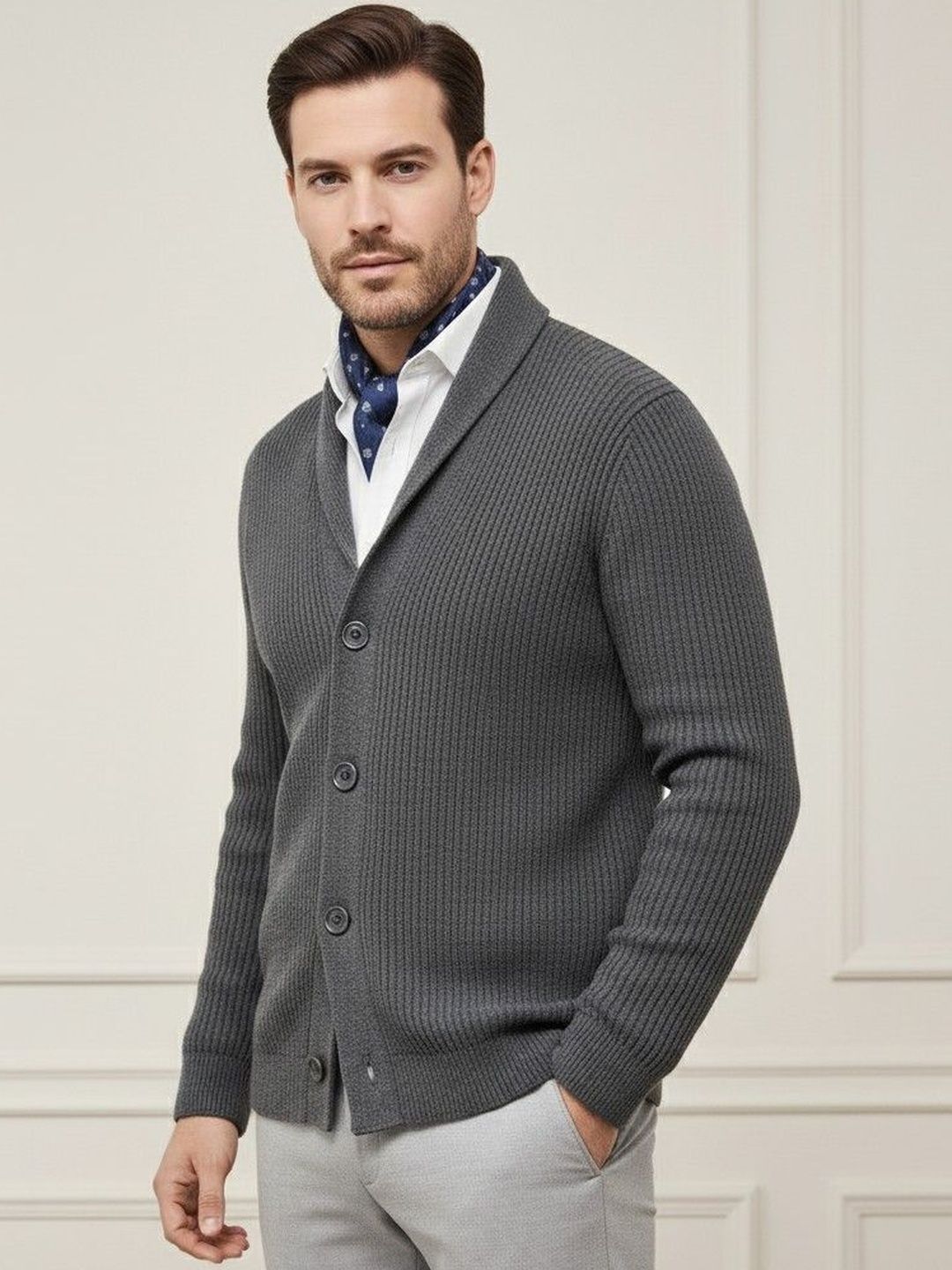 Mast & Harbour Ribbed Cardigan-picture-53