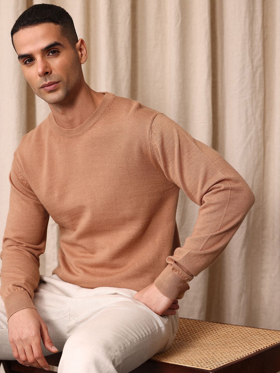 Mr Bowerbird Tailored Fit Woollen Pullover Sweater-picture-36