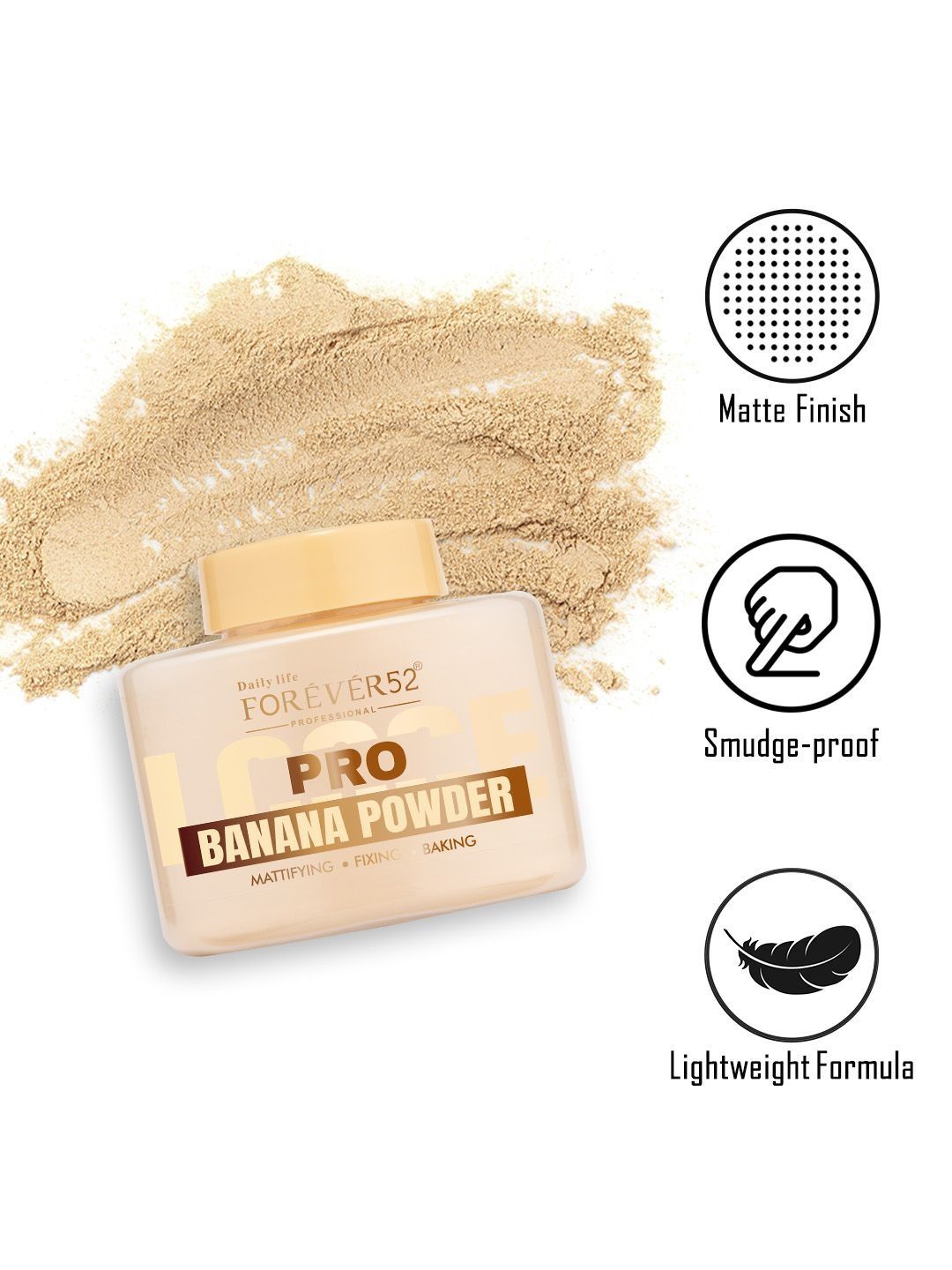 Daily Life Forever52 Full Coverage Pro Loose Translucent Powder - 30 g - Banana - 01-image-38