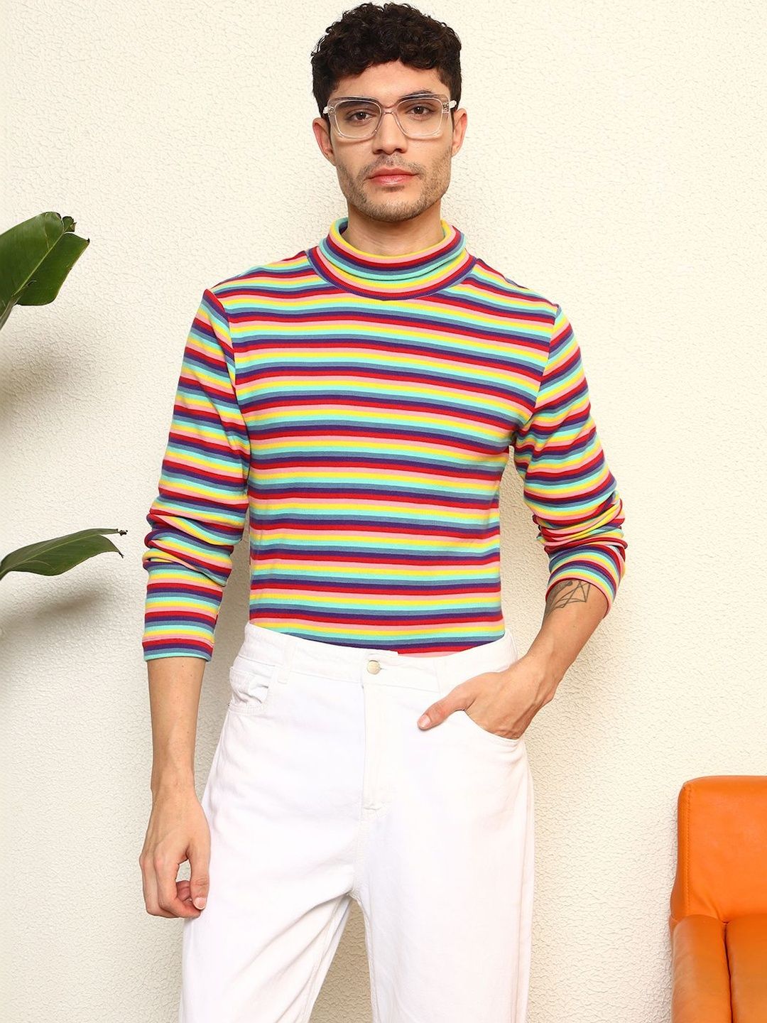TANDUL Men Striped Pullover-picture-17