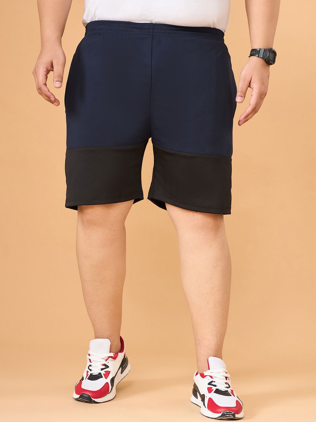 bigbanana Men Colourblocked e-Dry Technology Technology Shorts-picture-40