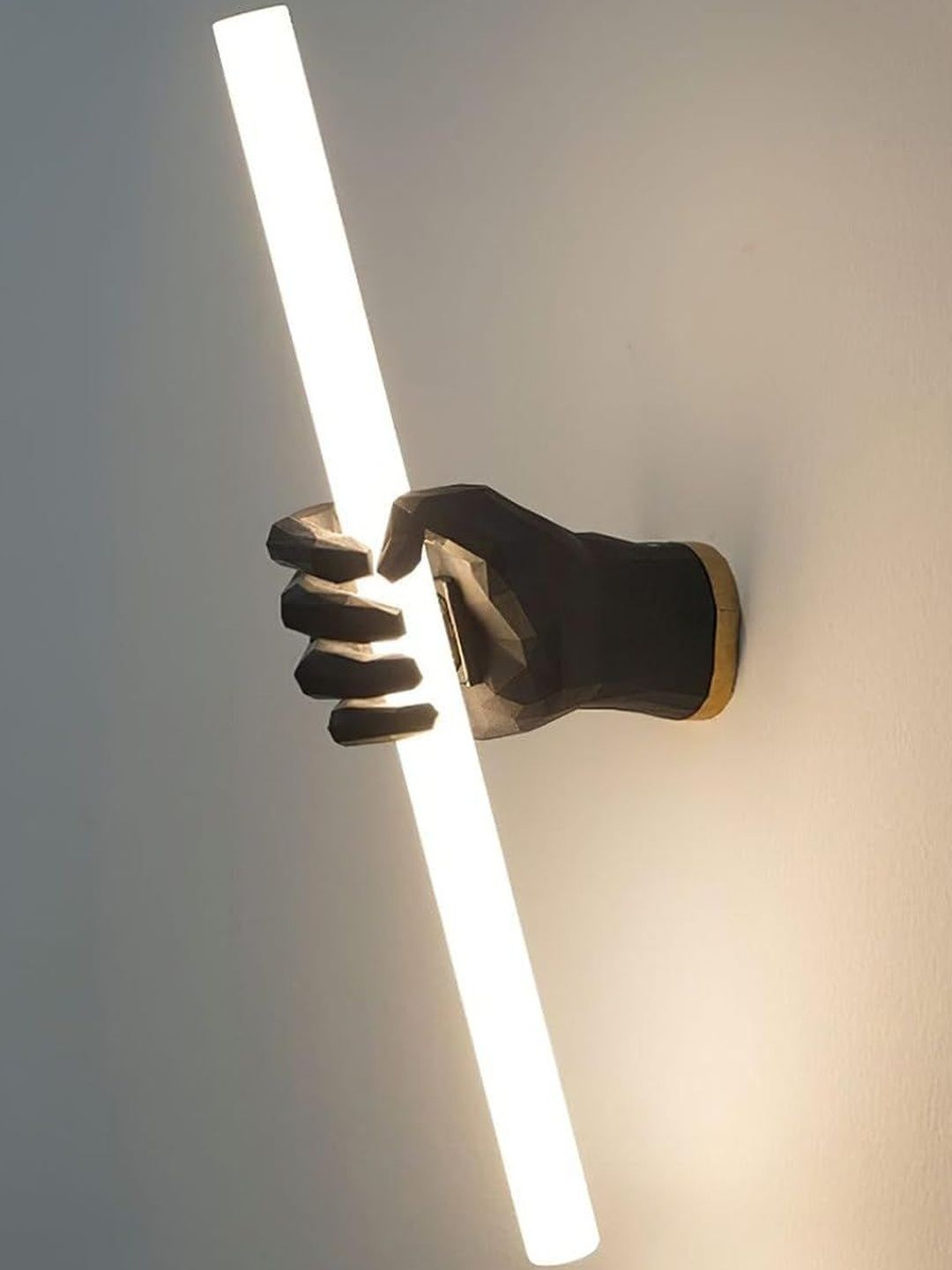 GAUVIK Black & Black Acrylic Contemporary Cylinder Shaped Wall Lamp-image-45
