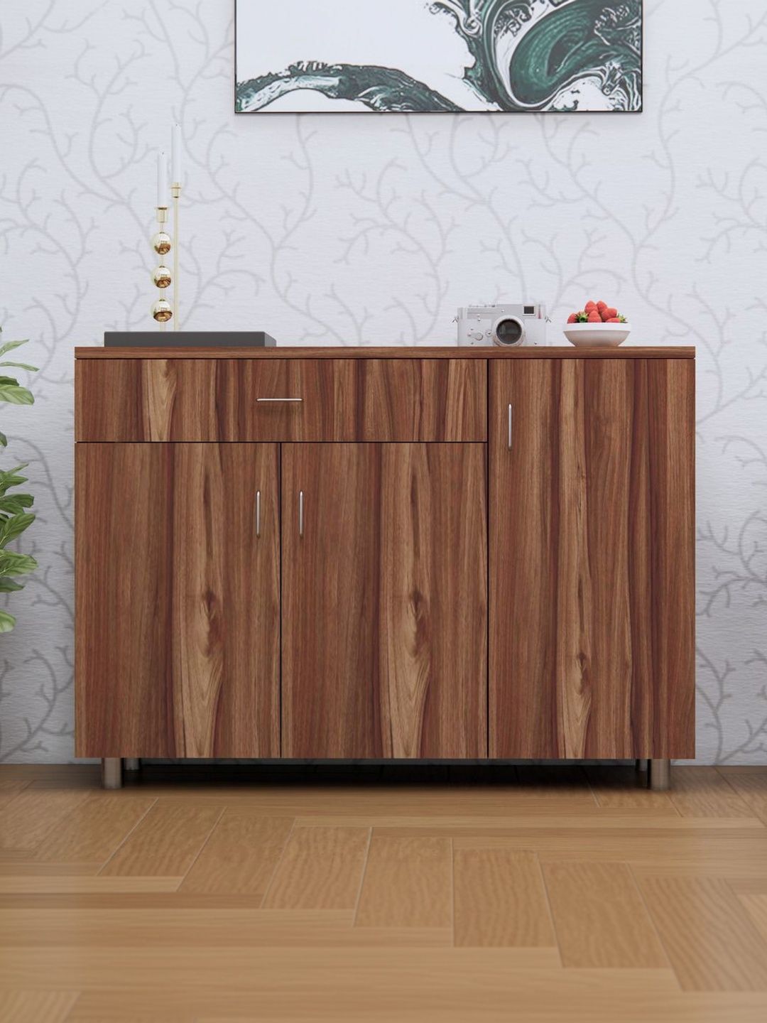 SPECIALITY PANELS Engineered Wood 3 Door Kitchen Cabinet with Drawer