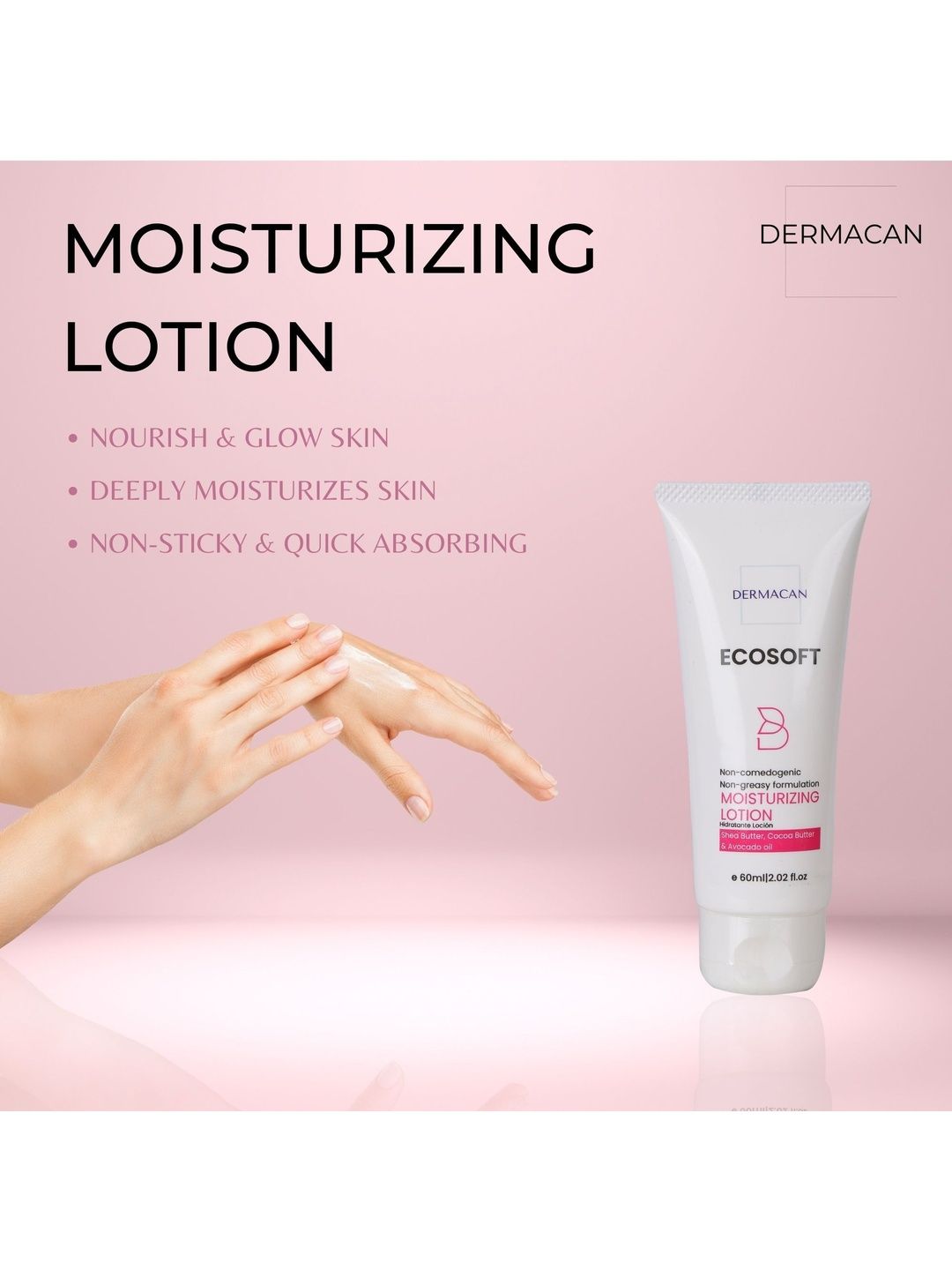 DERMACAN Ecosoft All In One Daily Moisturizing Lotion - 60 ml-image-4