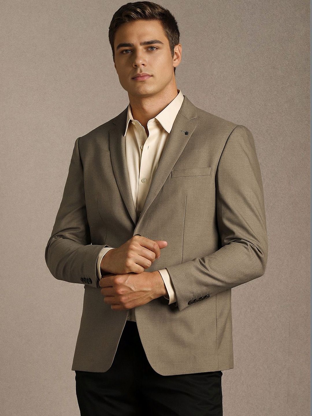 Louis Philippe Slim Fit Single-Breasted Blazer-picture-40