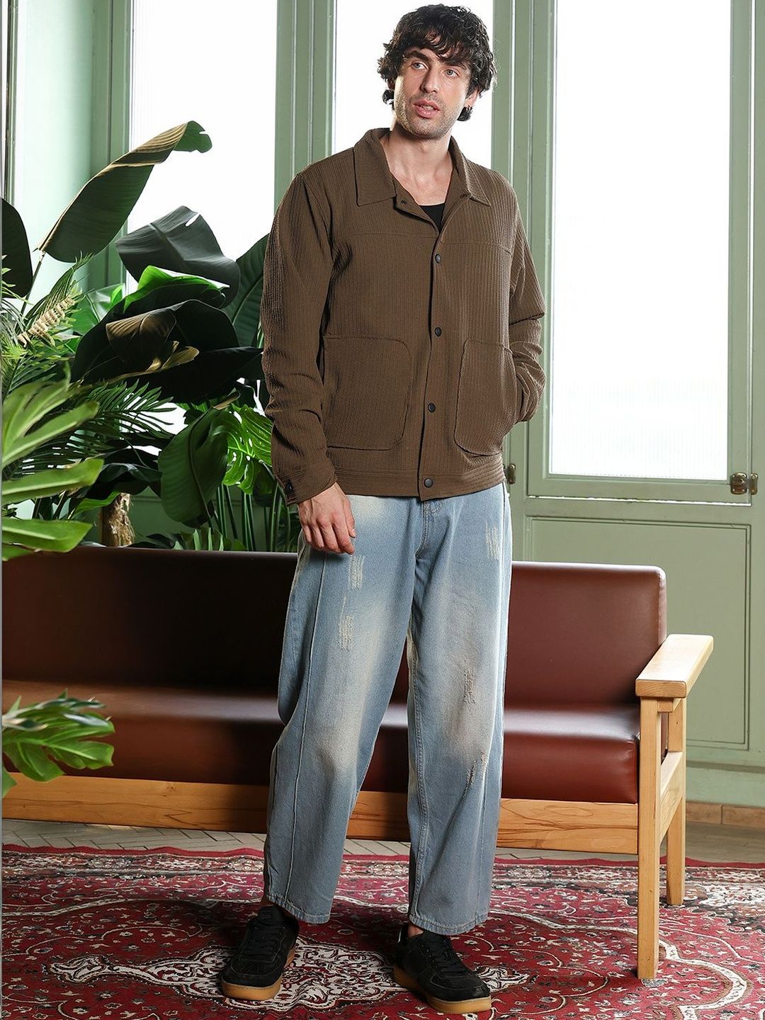 Campus Sutra Men Biker Jacket-picture-14