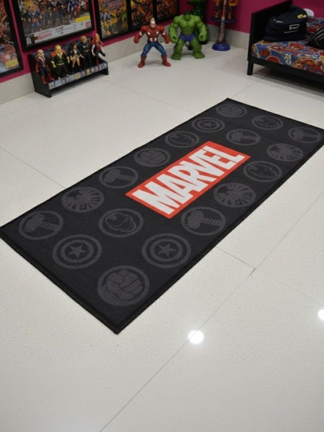 Athom Living Kids Marvel Printed Anti-Skid Runner Carpet-image-25