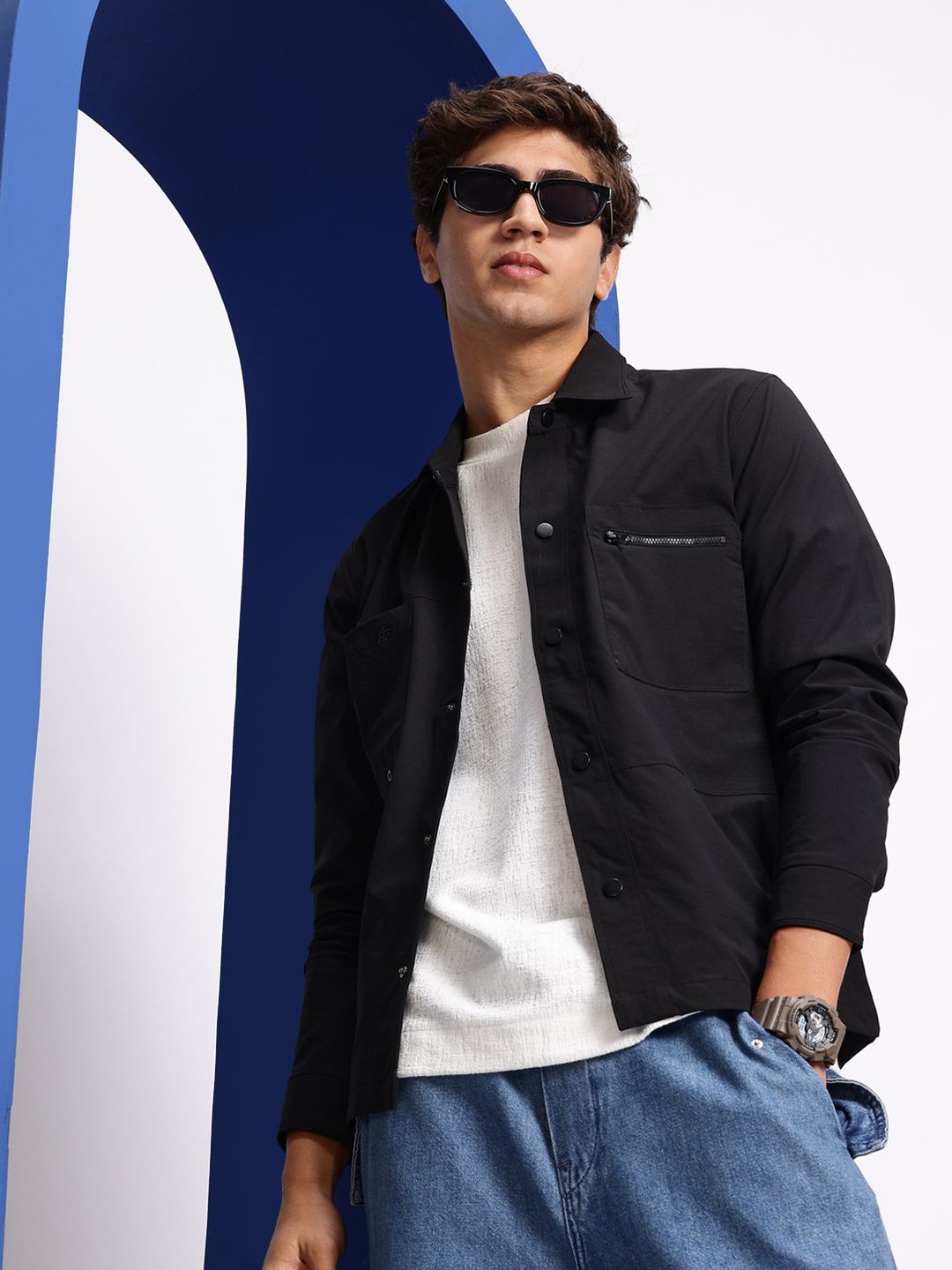 Aeropostale Spread Collar Tailored Jacket-picture-22