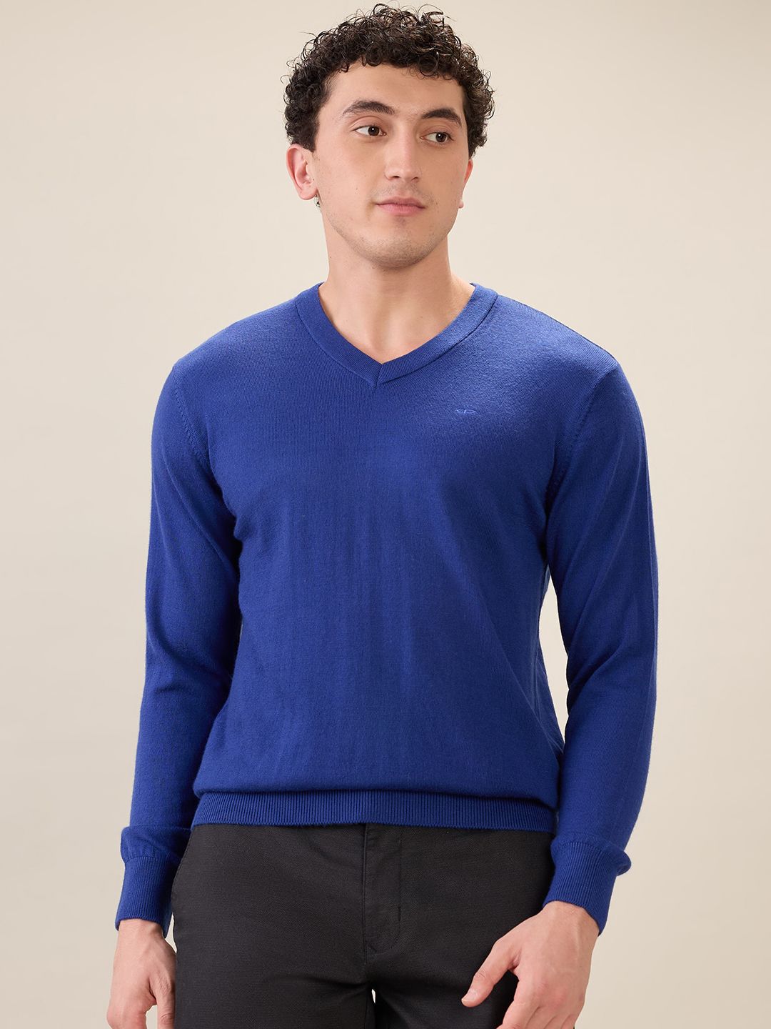 ColorPlus V-Neck Long Sleeves Pullover-picture-31