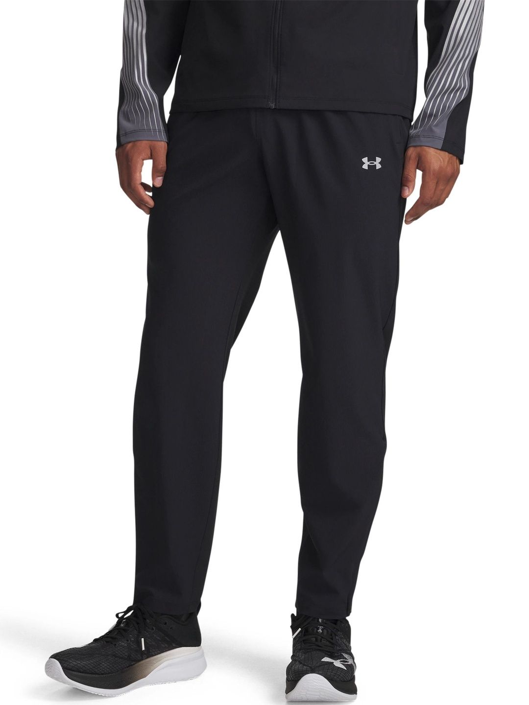 UNDER ARMOUR Men Colourblocked Slim Fit Mid-Rise Track Pants-picture-18
