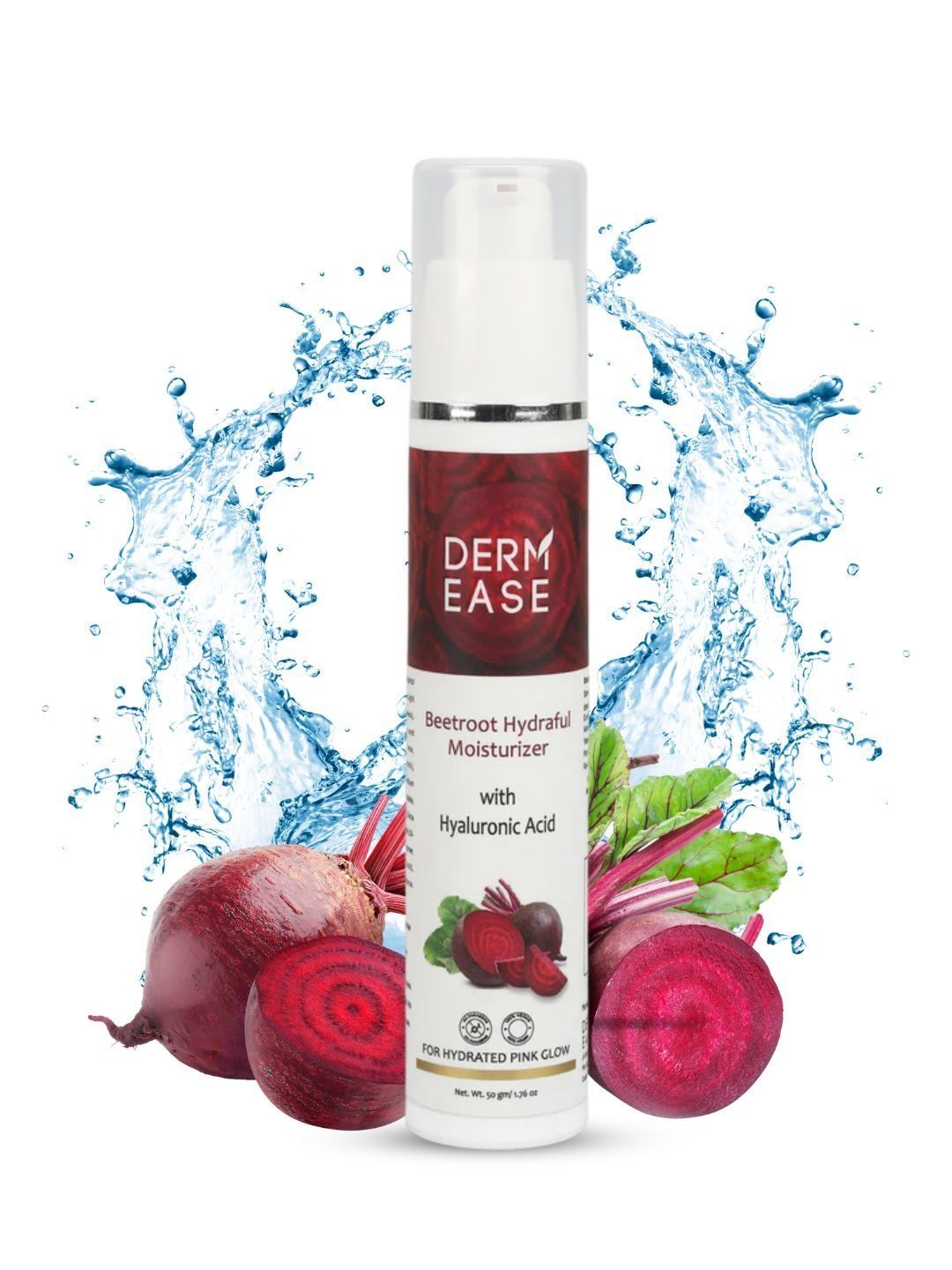 DERMEASE Beetroot Hydraful Moisturizer with Hyaluronic Acid for Pink Glow - 50 g-image-28